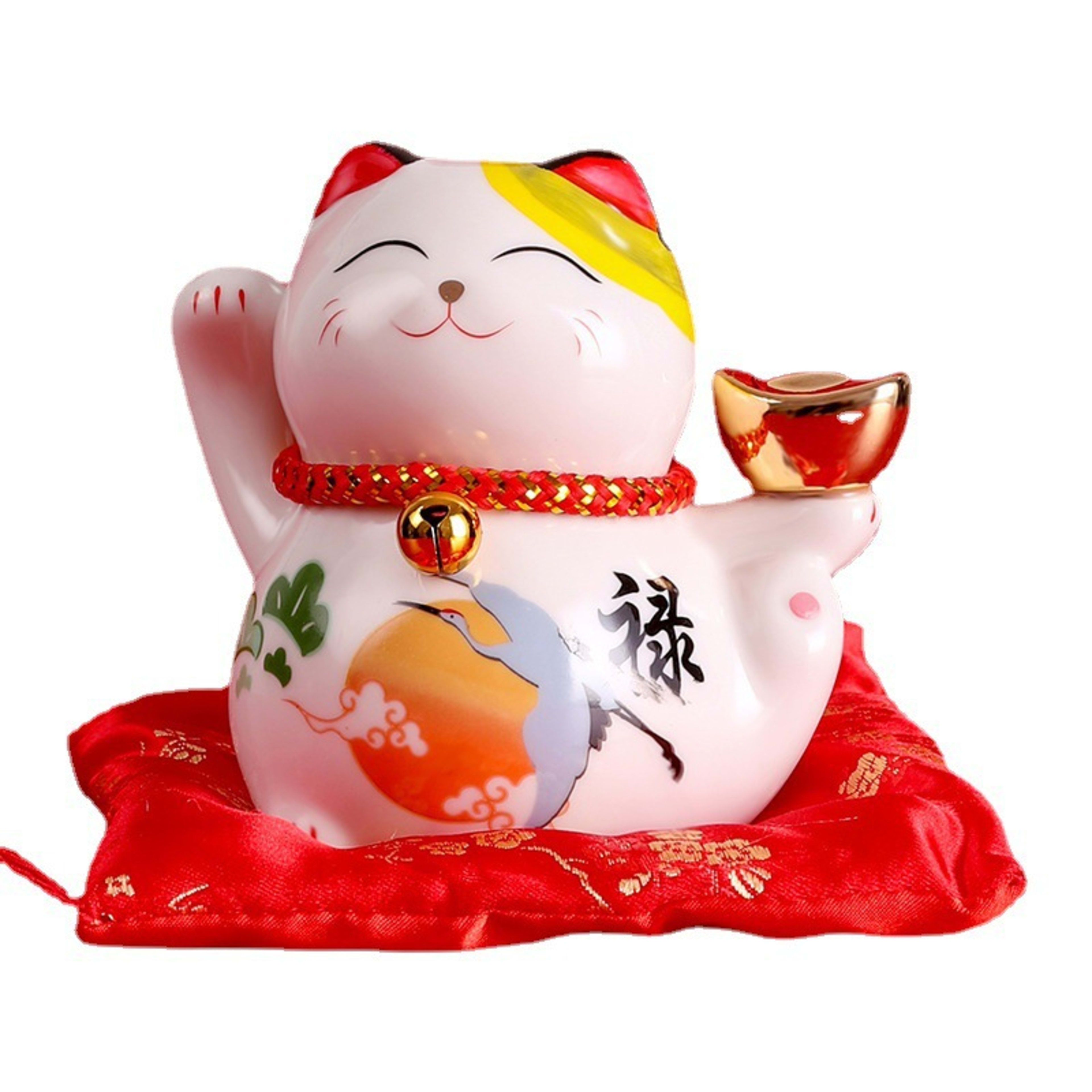 Creative Home Decor Ceramic Lucky Cat Ornament 8