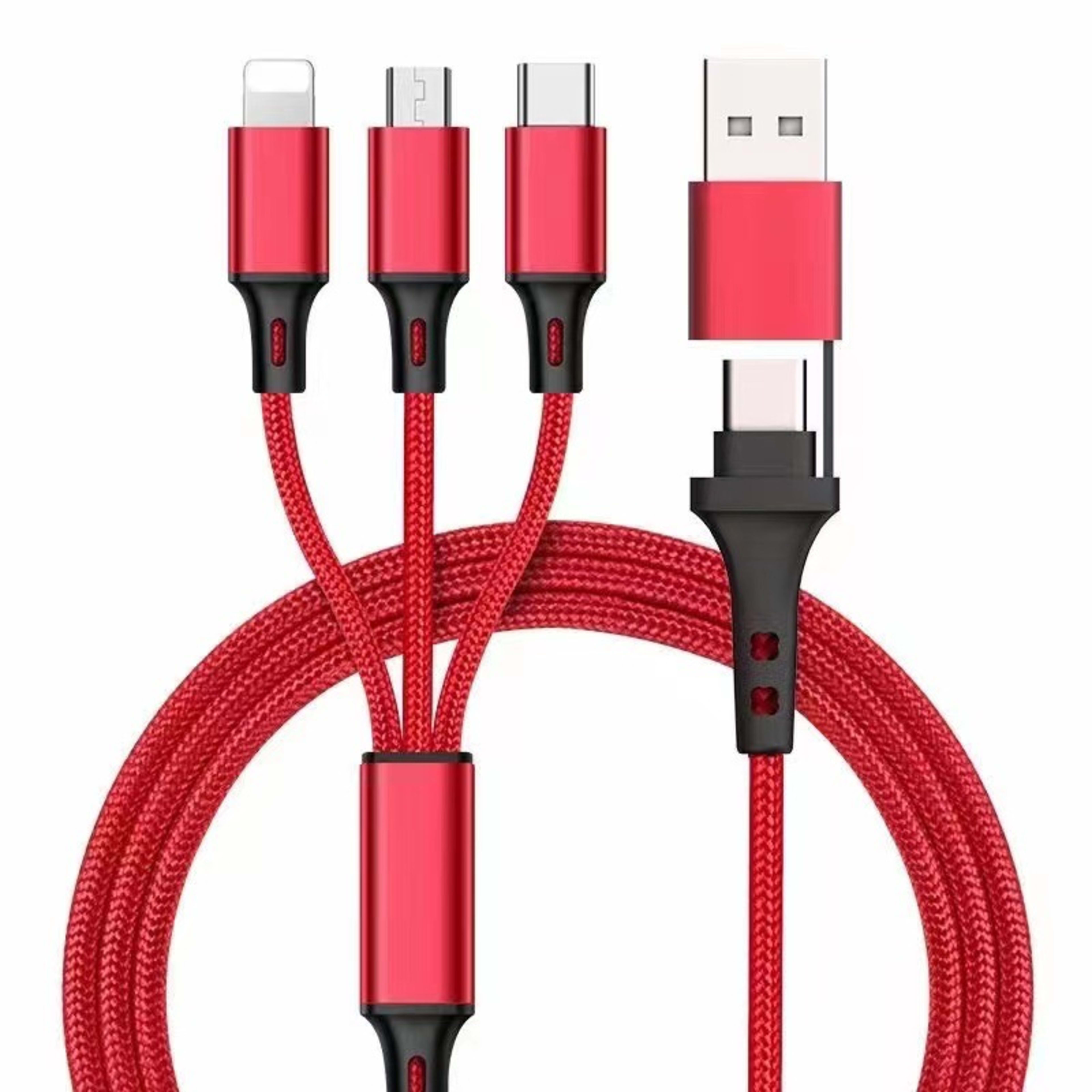 PD 2-in-3 Fast-charging Cable For Phones 4