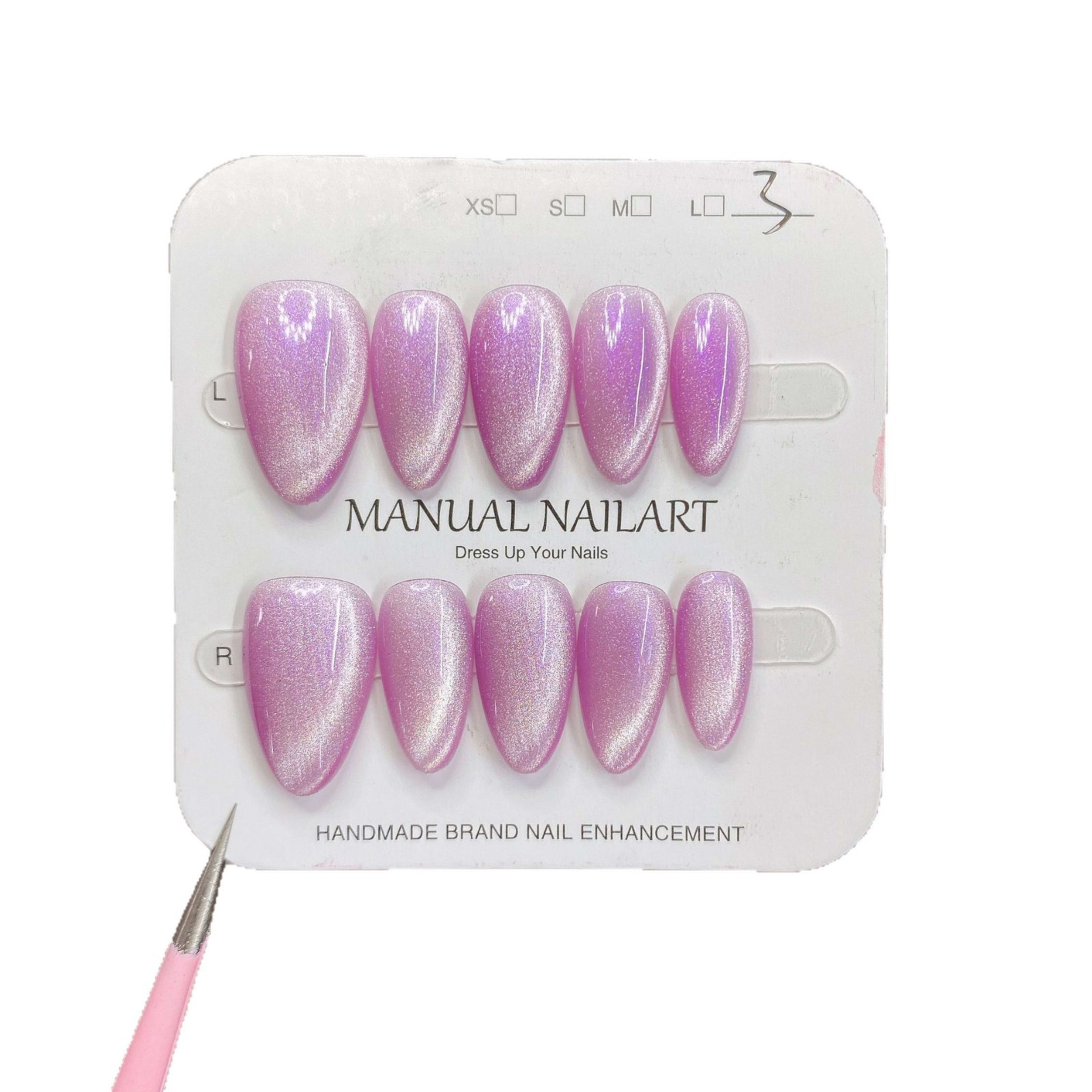 Hand-applied Gel Nail Art Tips For UVLED Curing 19