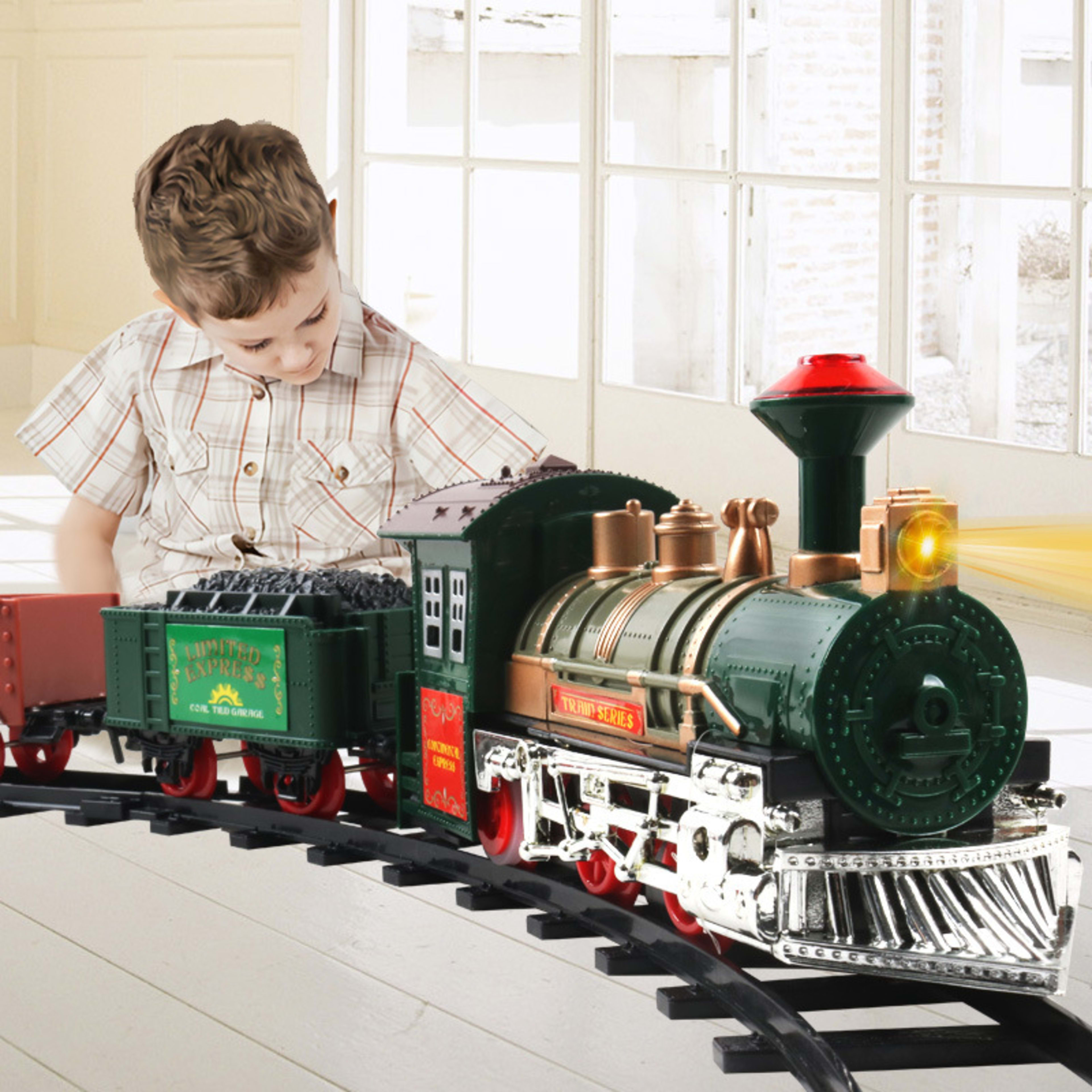 Electric Rail Car Children's Toy Simulation Train Boy Toy 2