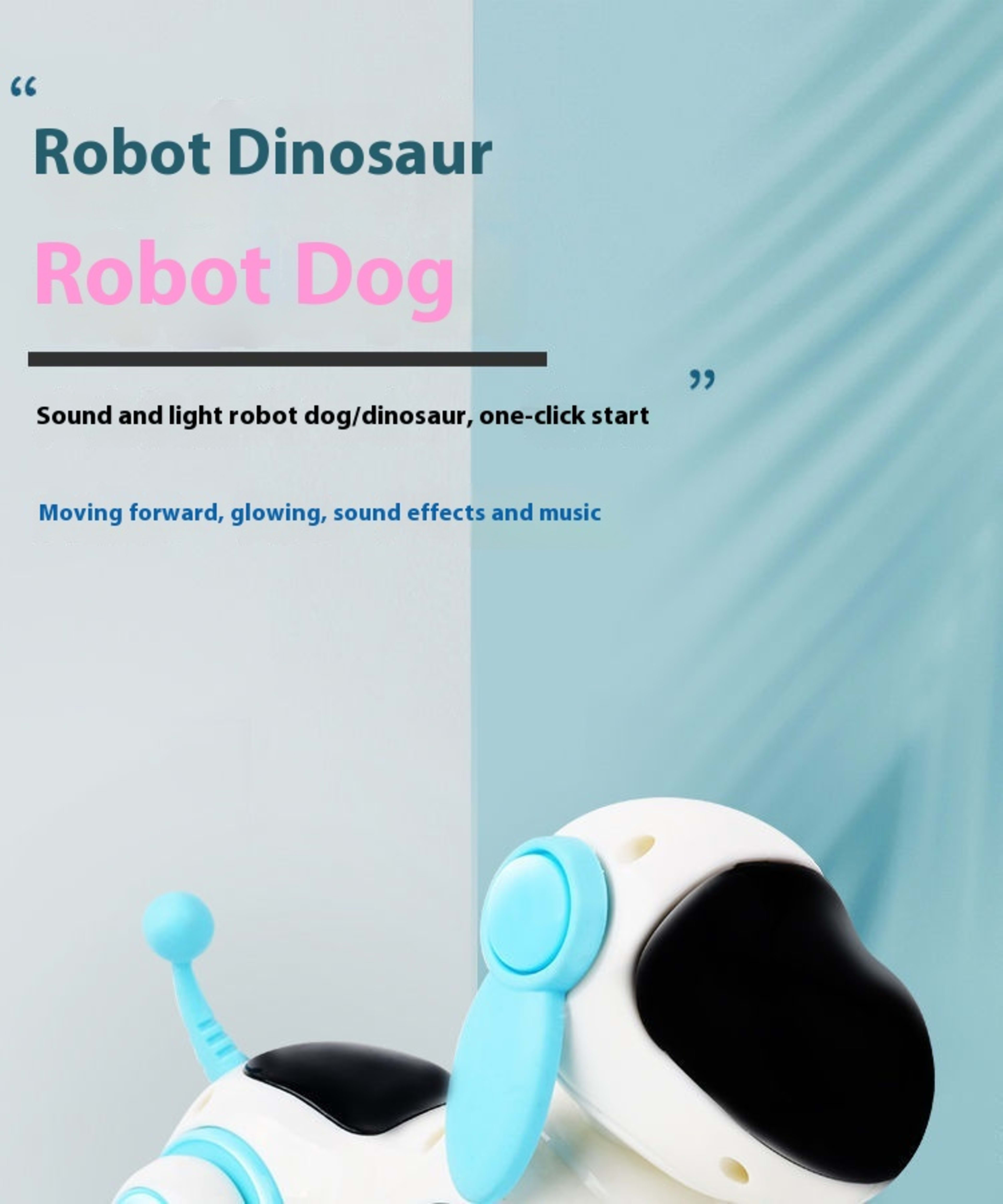Children's Educational Crawling Simulation Electric Walking Music Dog Toy 3