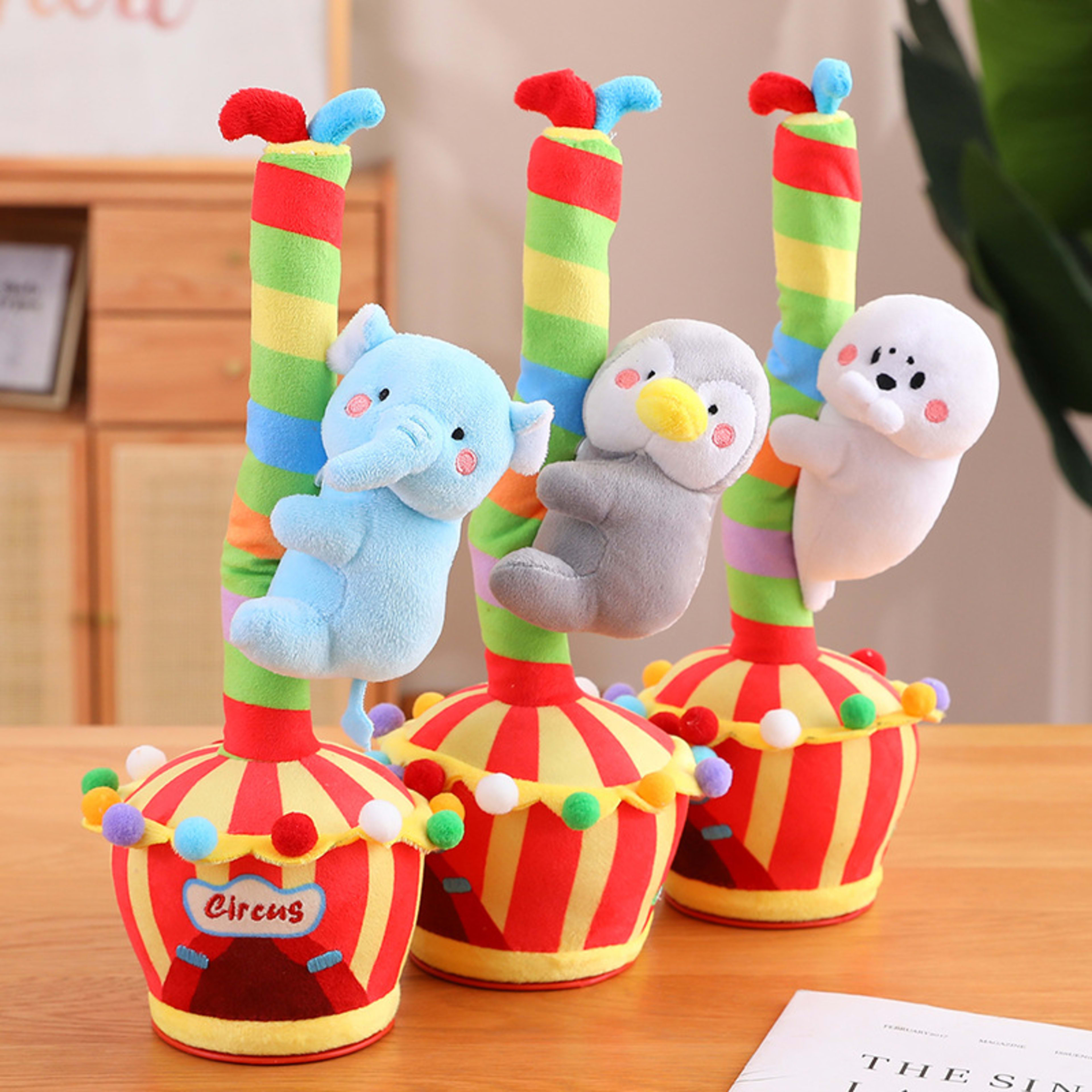 Cartoon Animal Cactus Electric Toy 6