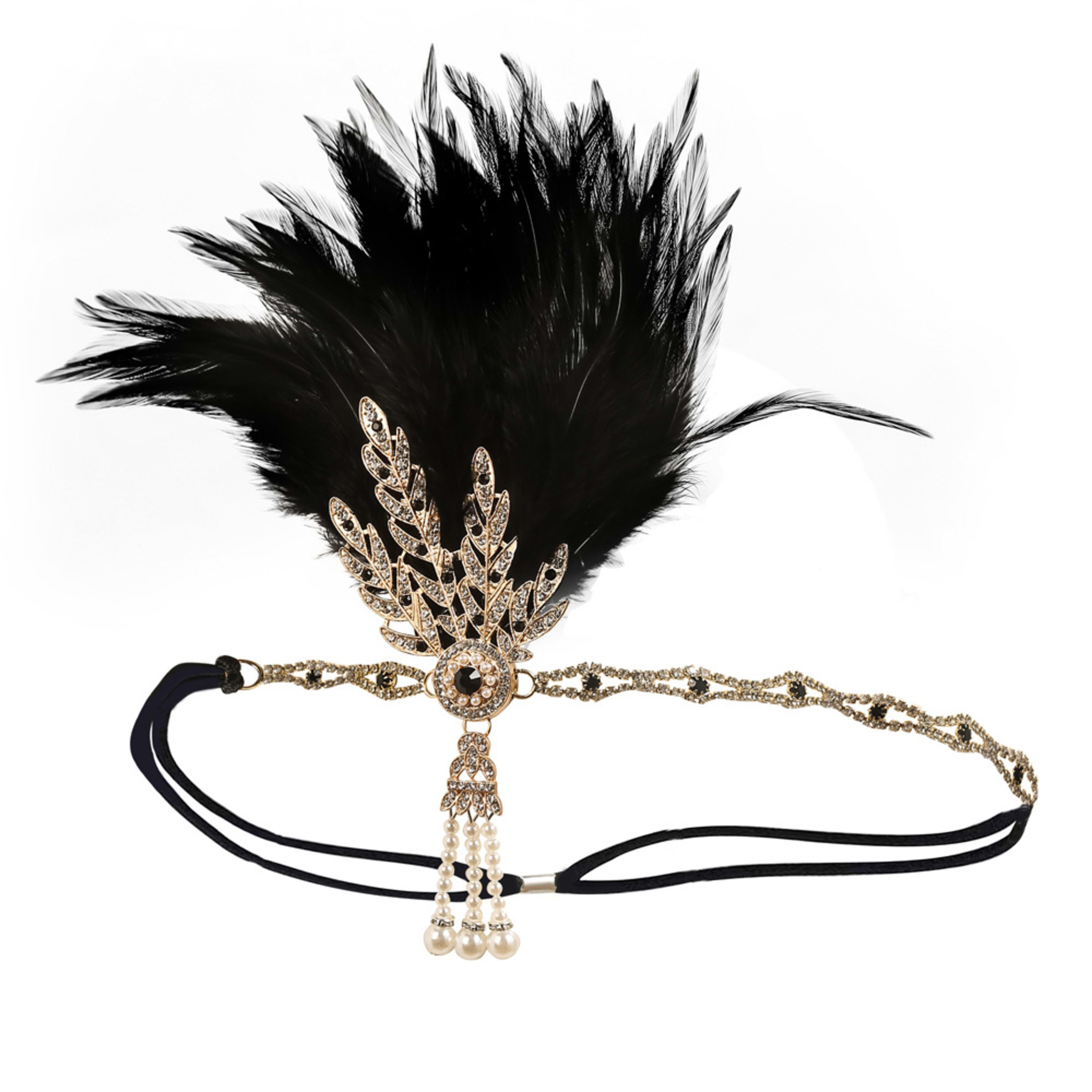 Masquerade Feather Headpiece Cross-Border Vintage Hair Band In European And American Style 14
