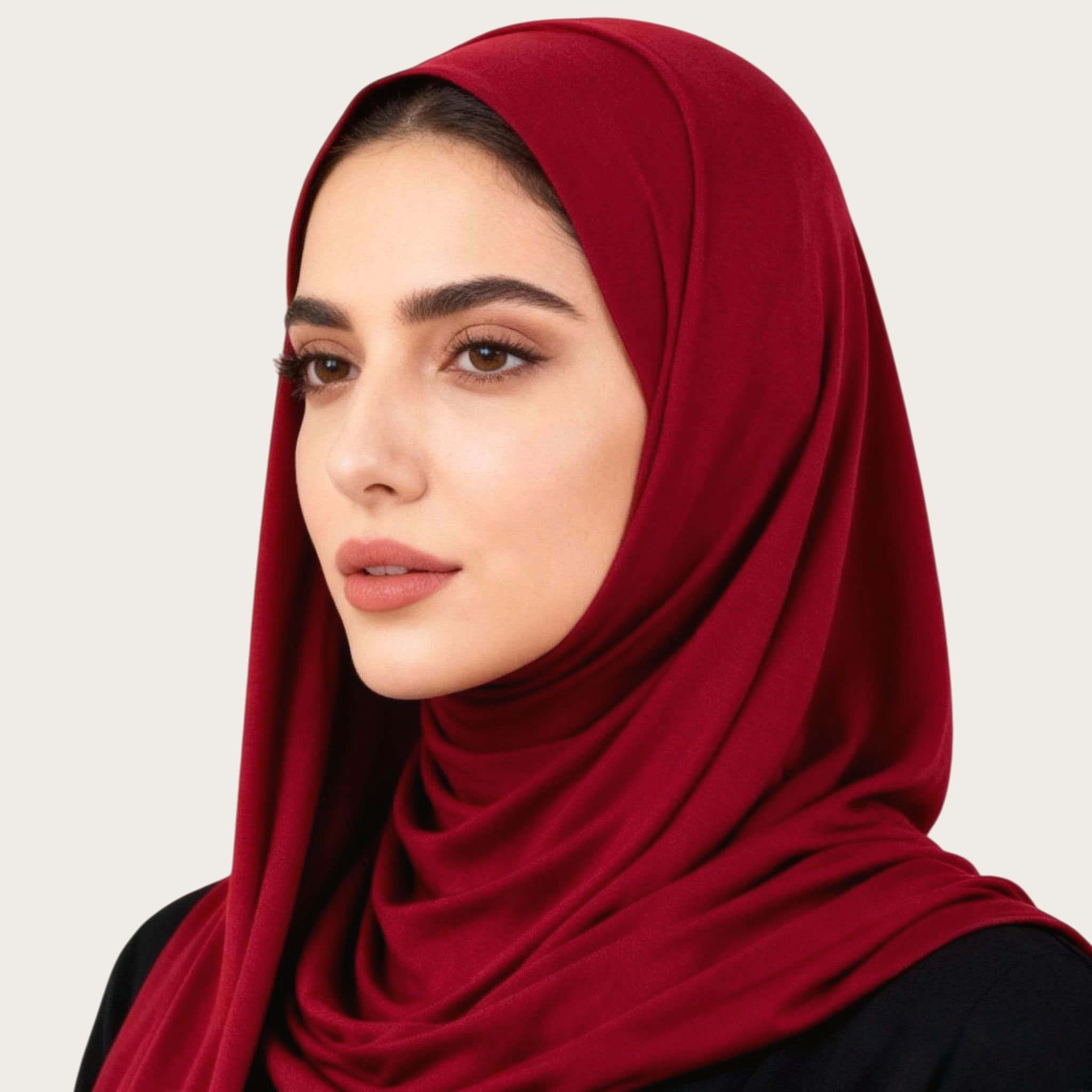 Mercerized Cotton Trendy Versatile Scarf Solid-color Long Scarf 17