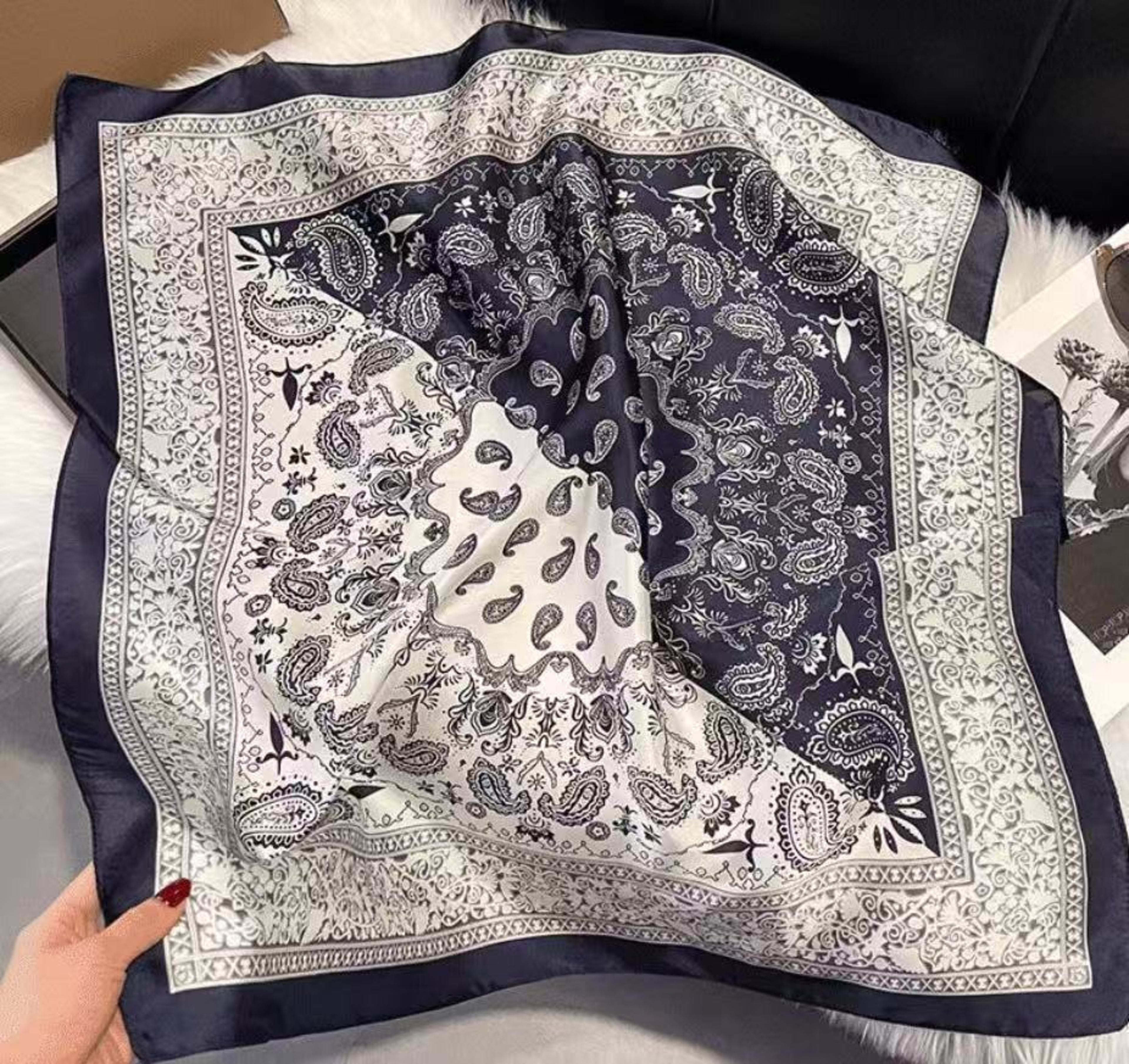 New Womens Versatile Square Silk Scarf 3