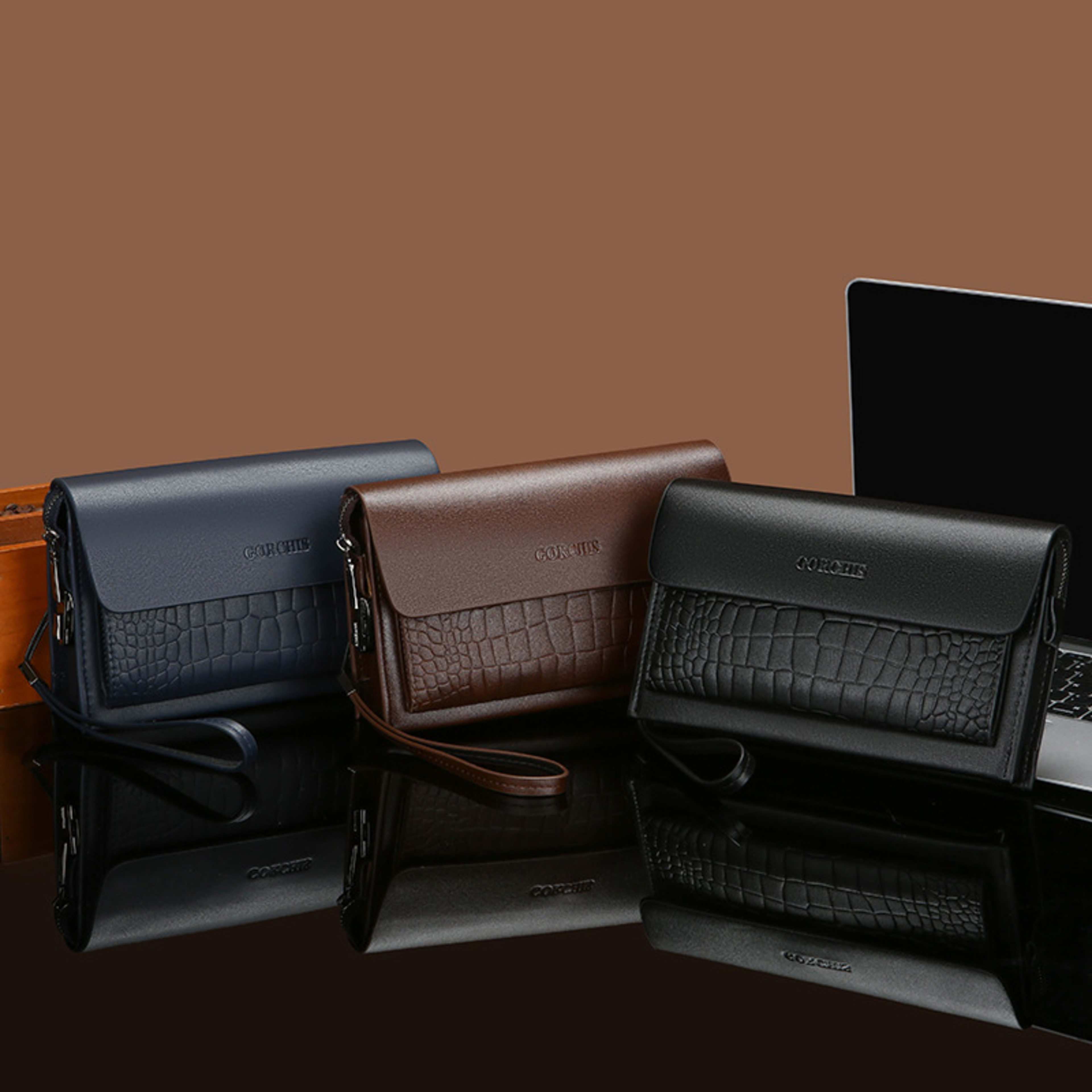 New Men's Multiple Card Slots Casual Clutch 3