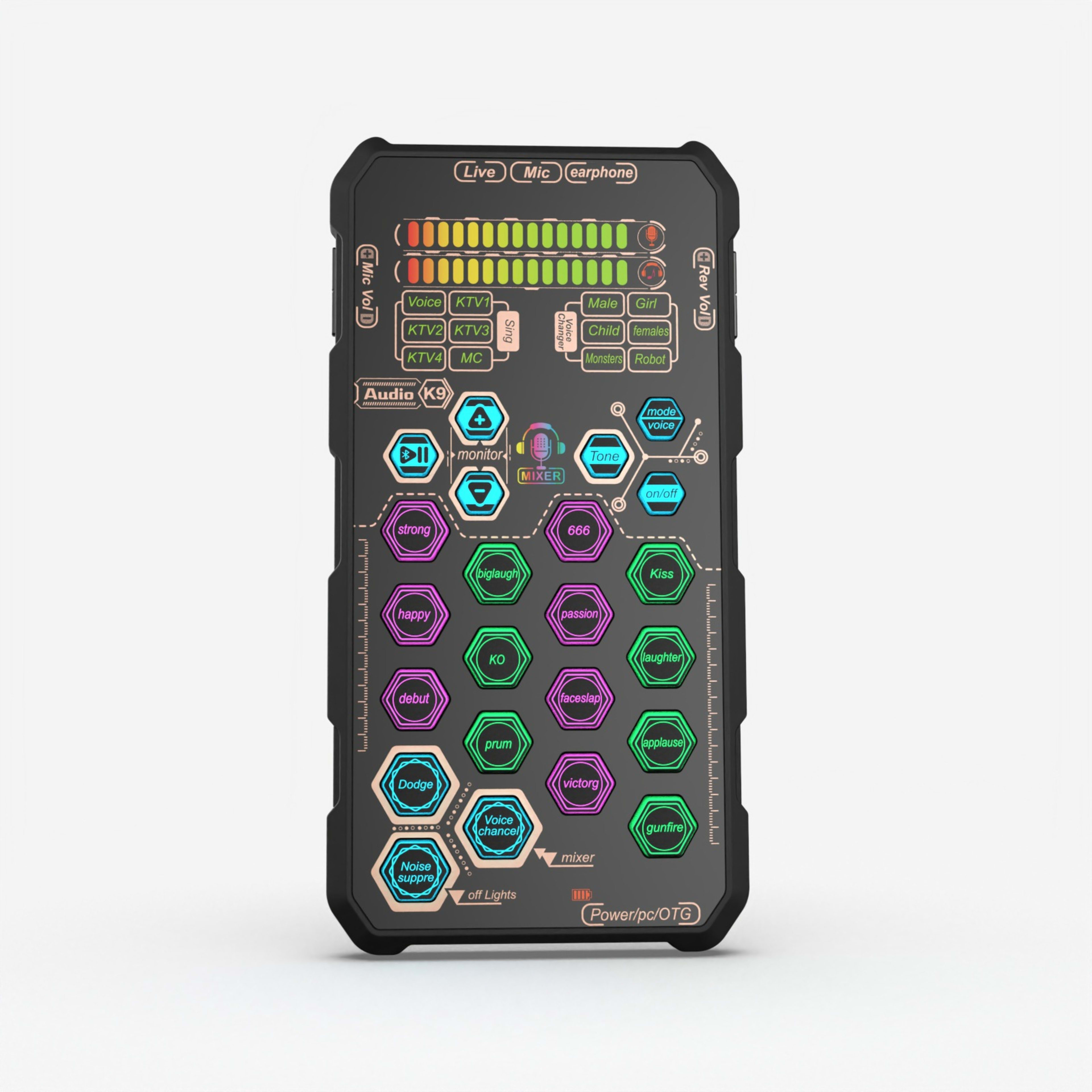 Outdoor Mobile Live Streaming Sound Card Suit