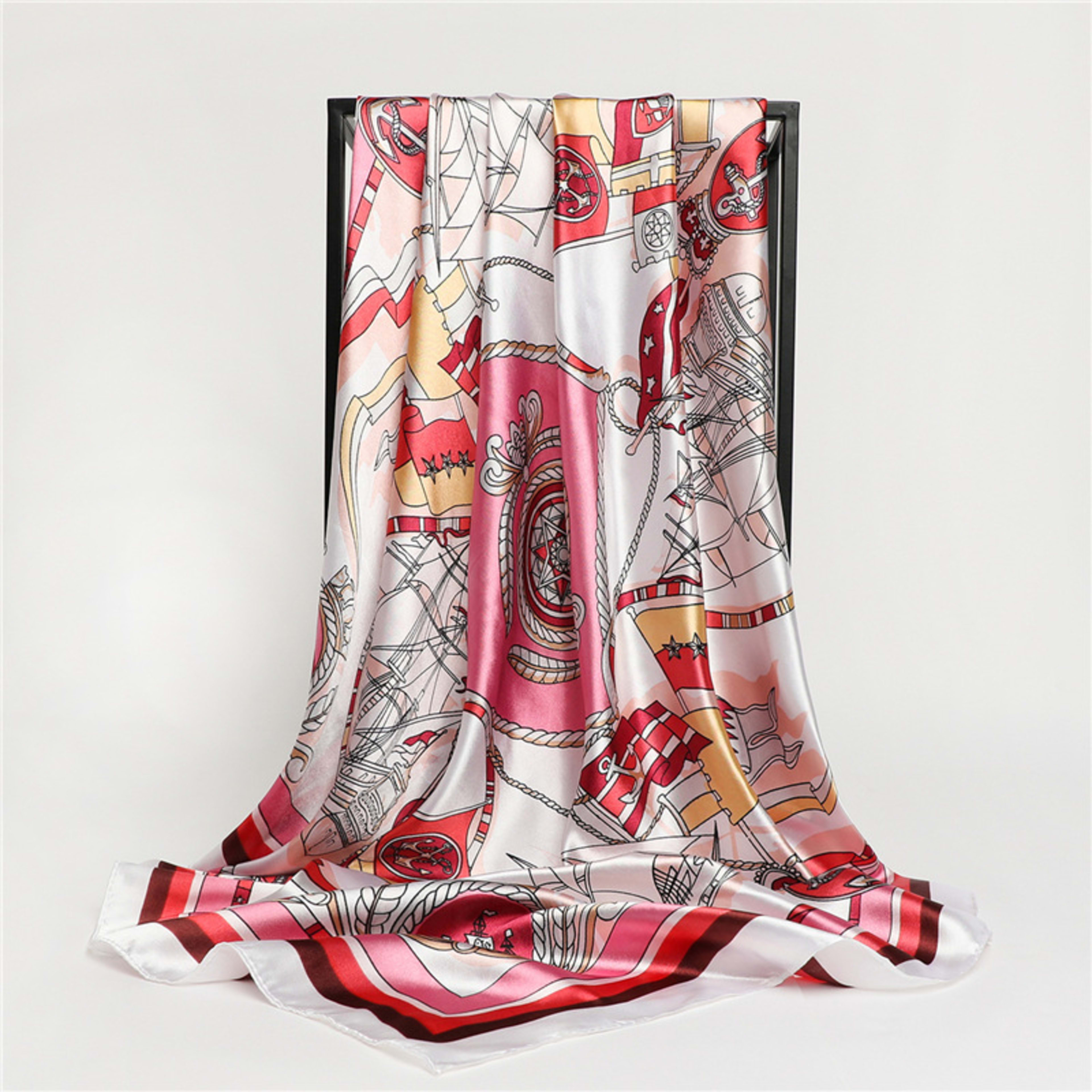 Four-season Universal Patterned Sun-protection Shawl Scarf With Print 9