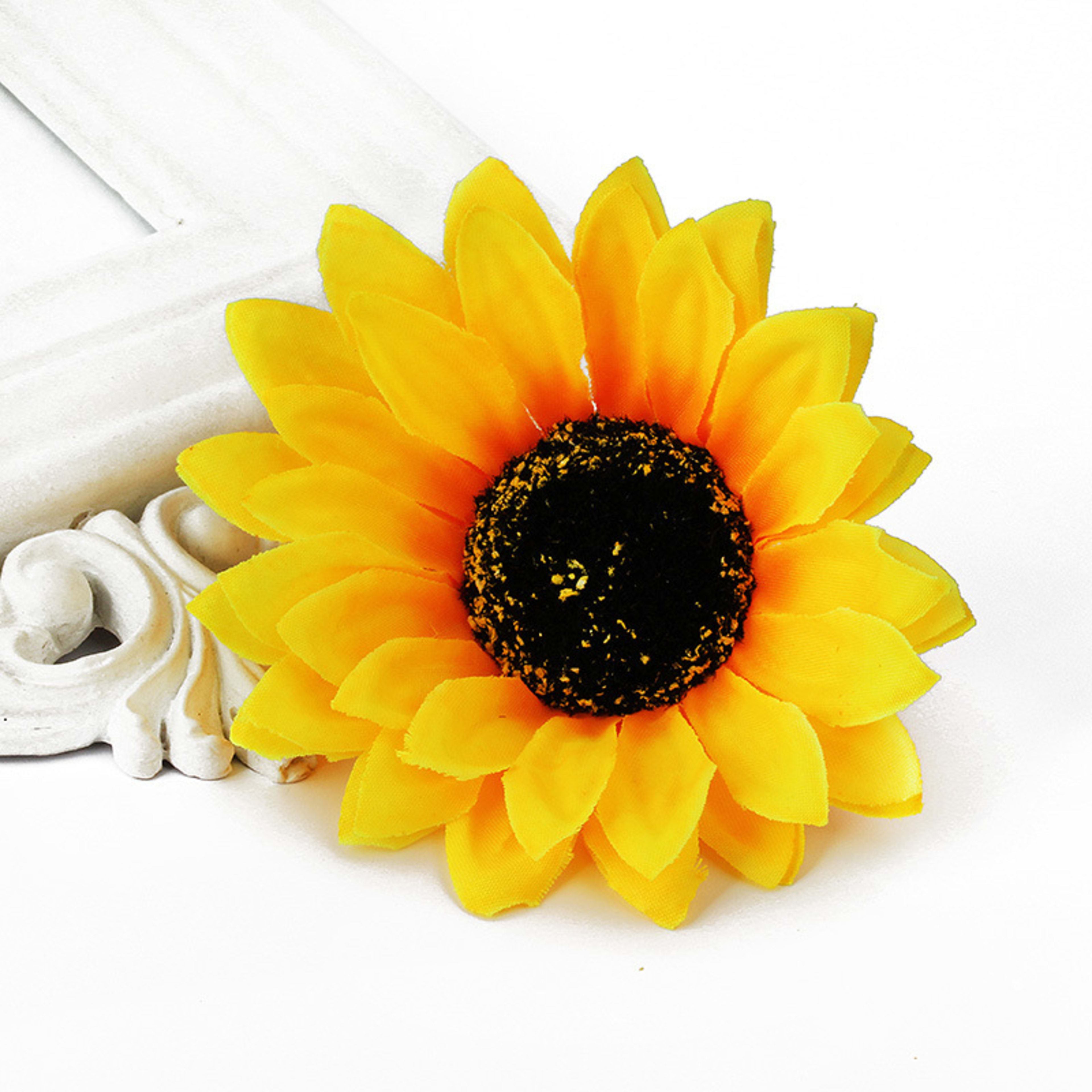 Fashion SUNFLOWER Barrettes Girls Seaside Vacation Photo Hair Accessories 4
