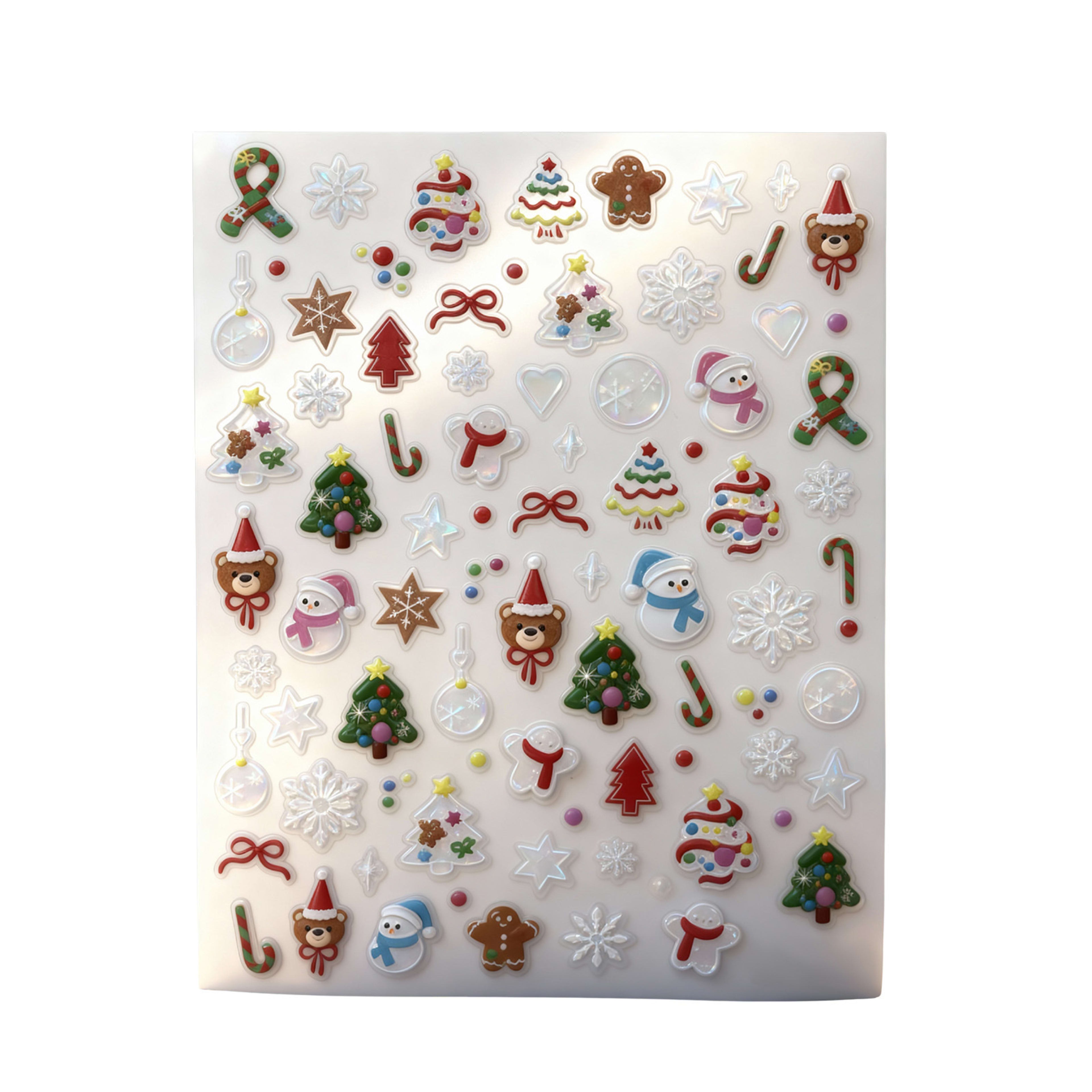 Christmas Themed Portable Decorative Nail Stickers 2