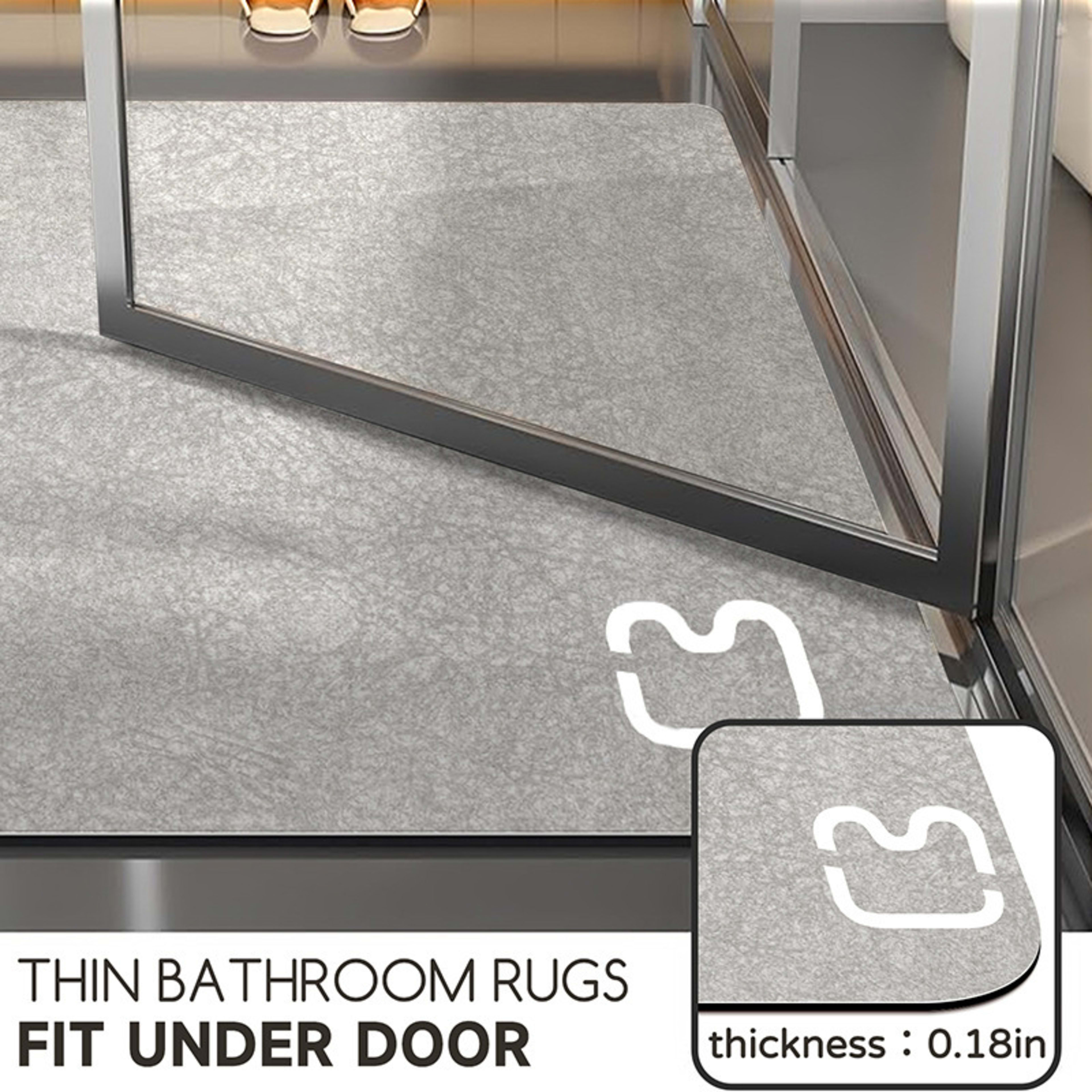 New Diatomaceous Earth Non-slip Bathroom Floor Mat 8