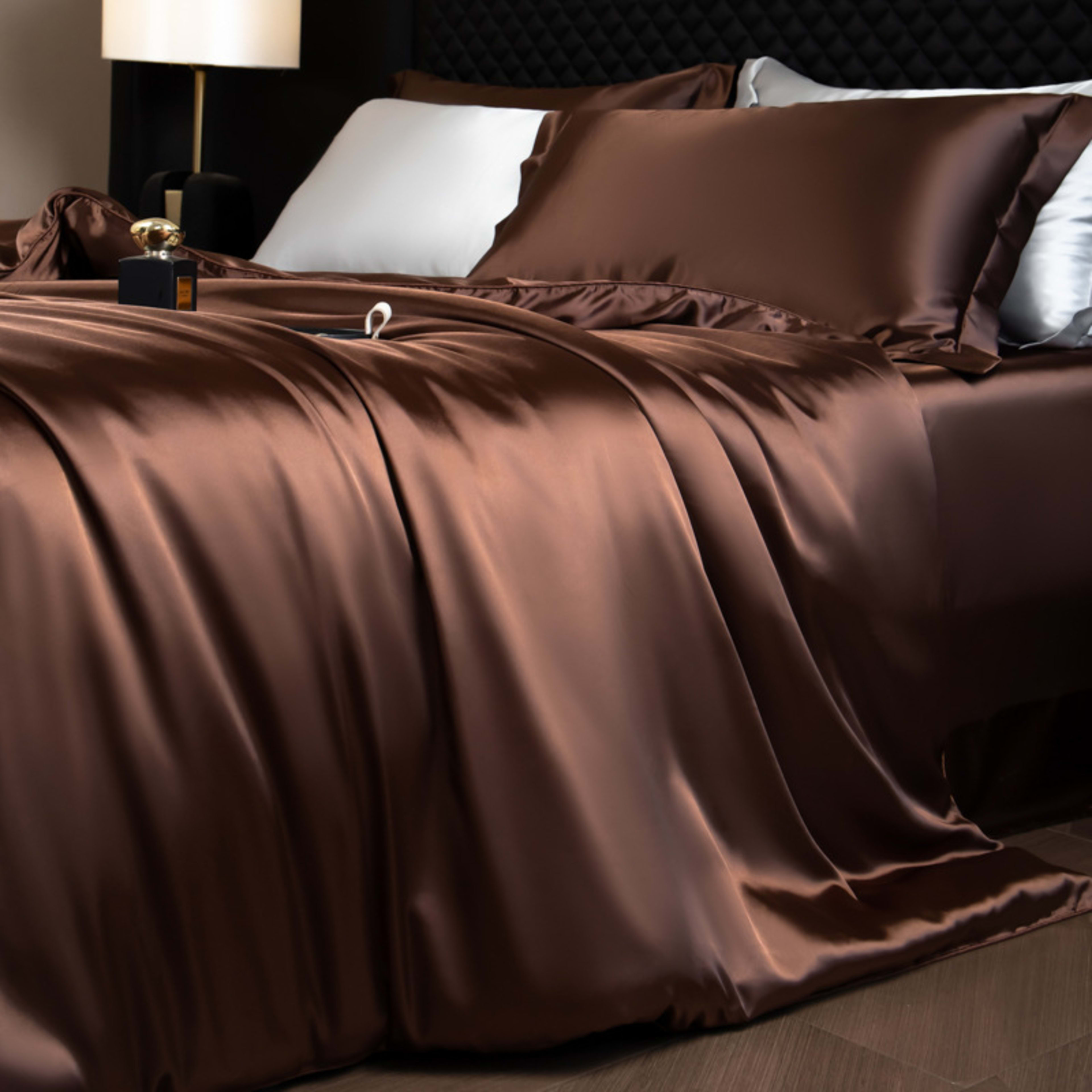 Luxury Real Double Sided Silk Naked-Sleep Duvet Cover Set 2