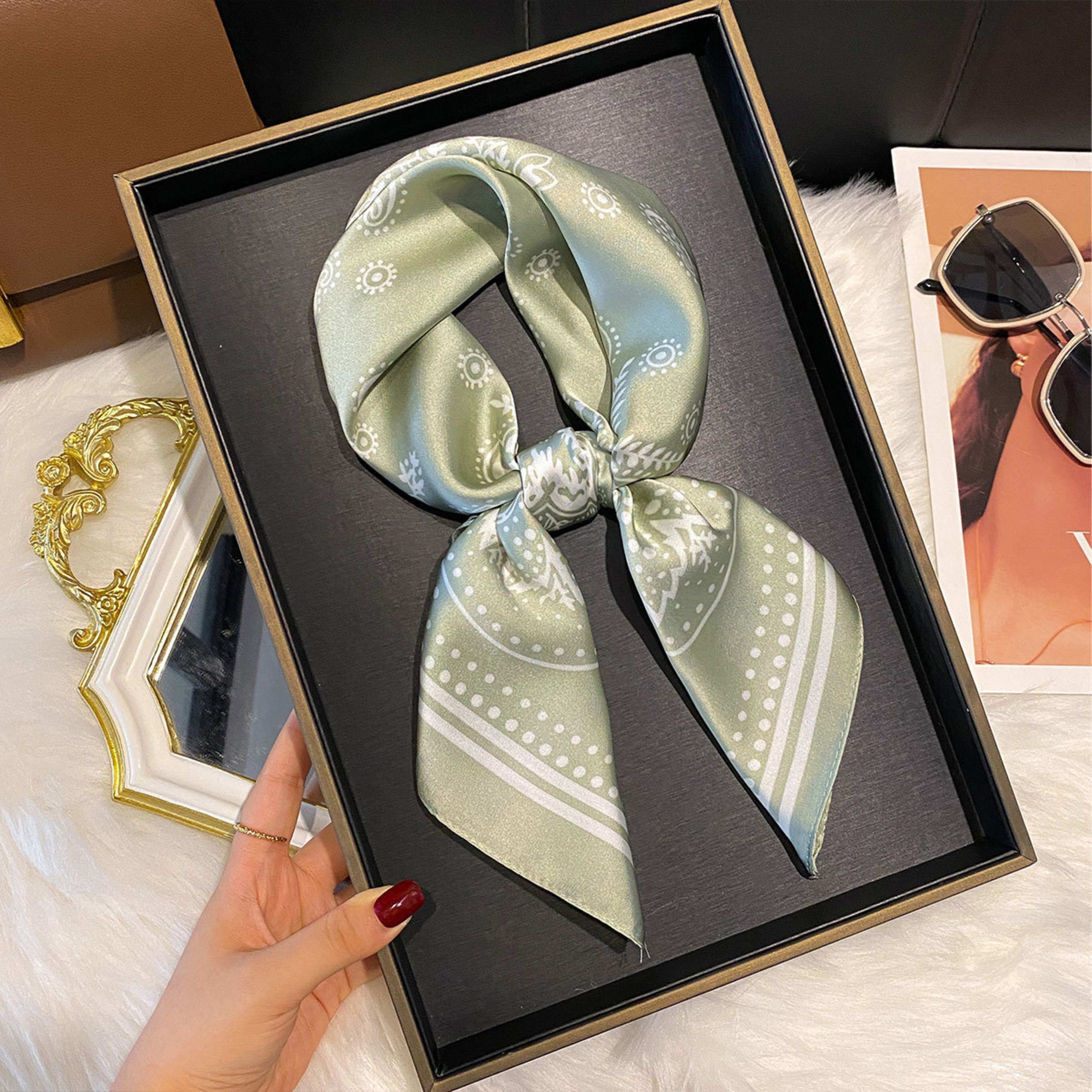New Silk Scarf 70cm Silk Luxe Yet Affordable 5