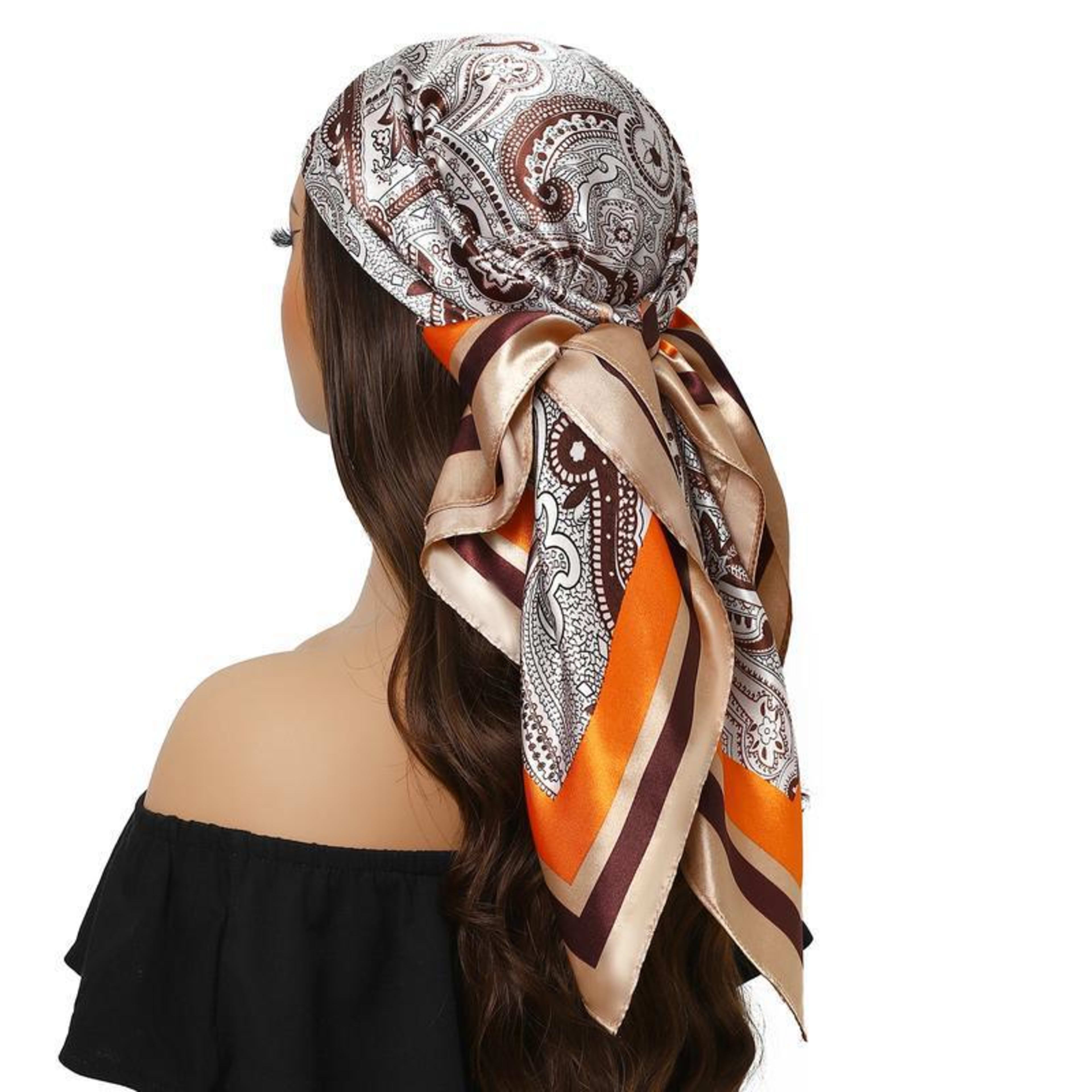 Women's Creative Printed All-Match Shawl Headscarf 12