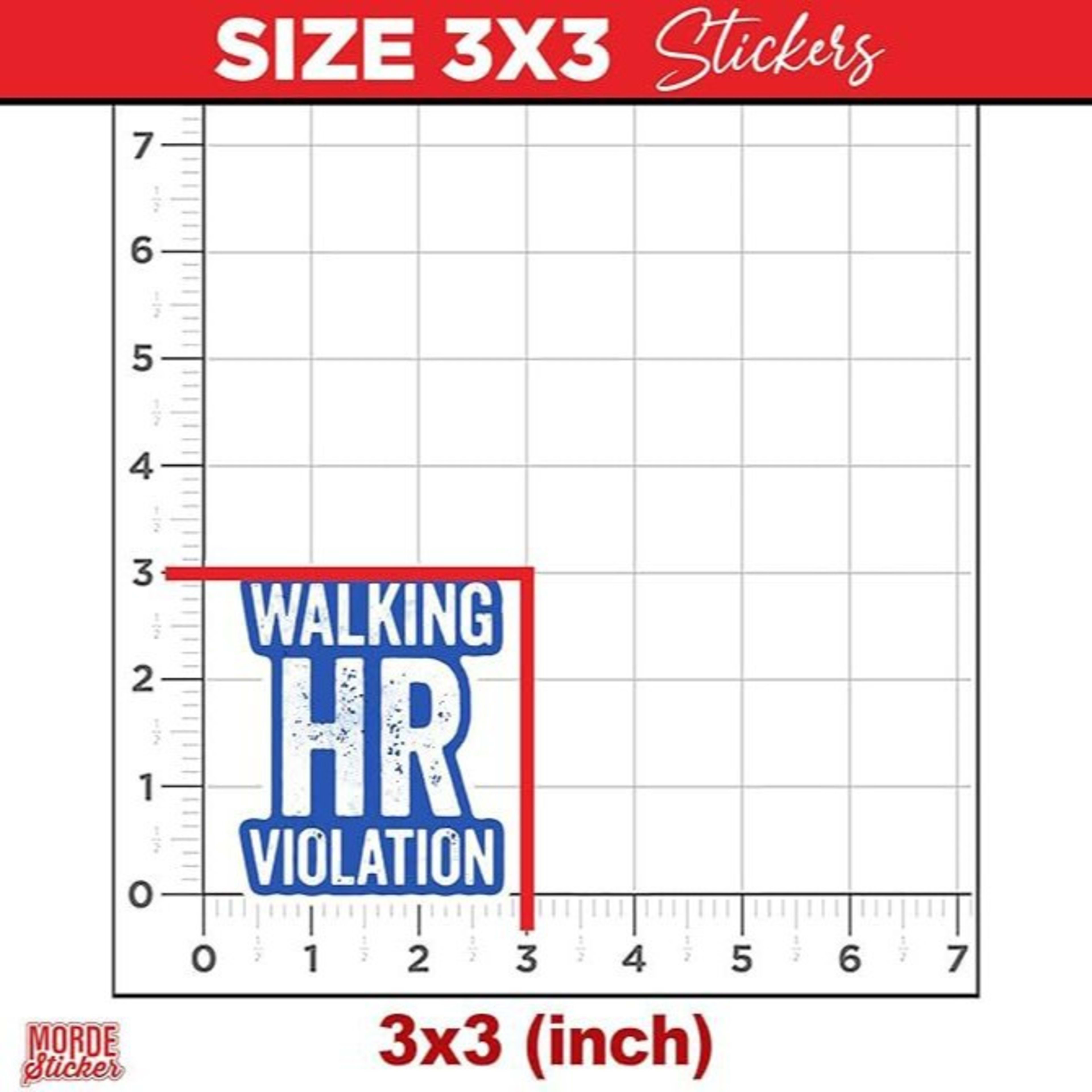 Funny HR Department Door Quote Hard Cap Sticker 2
