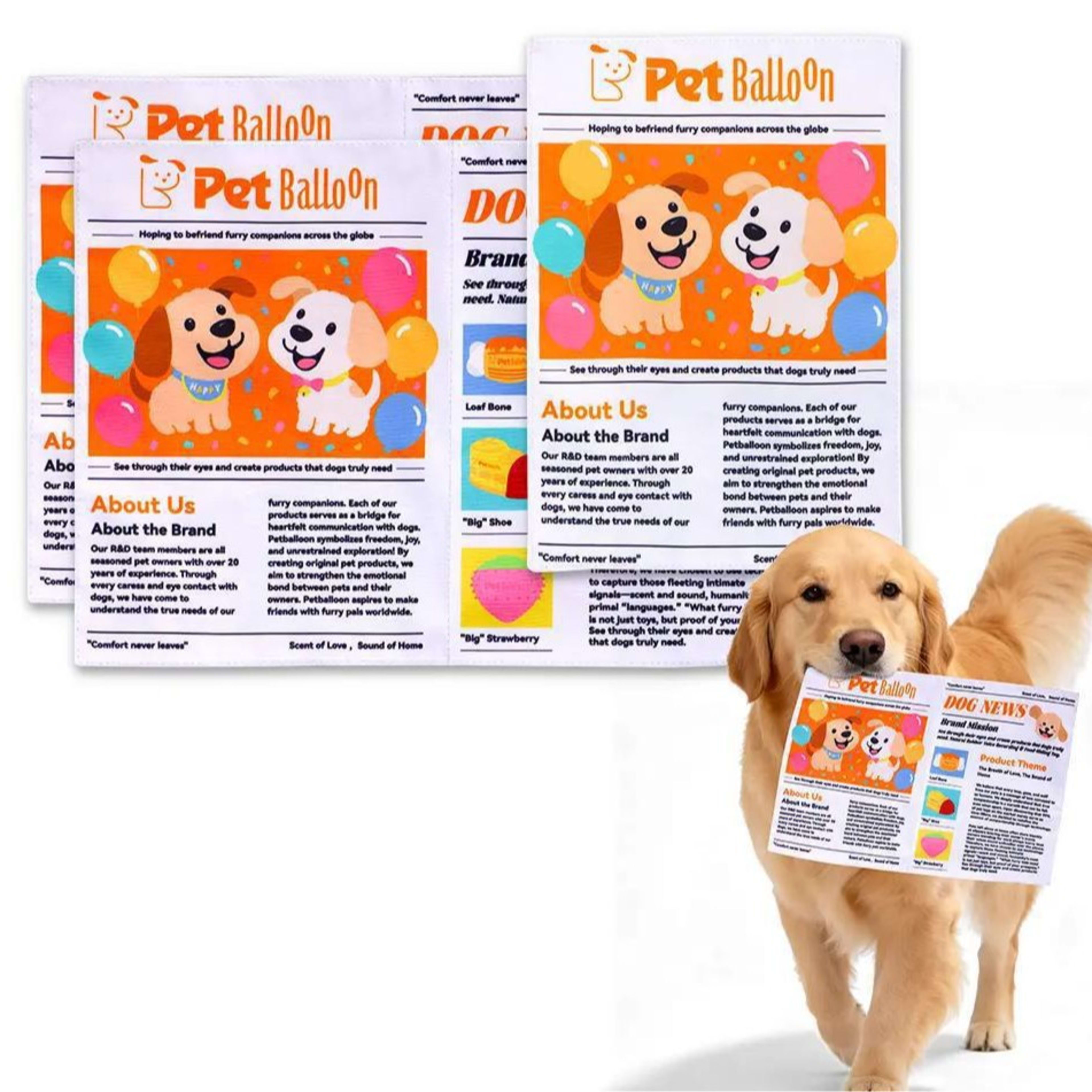 Durable Pet-friendly Newspaper Design Suitable For Chewing 5