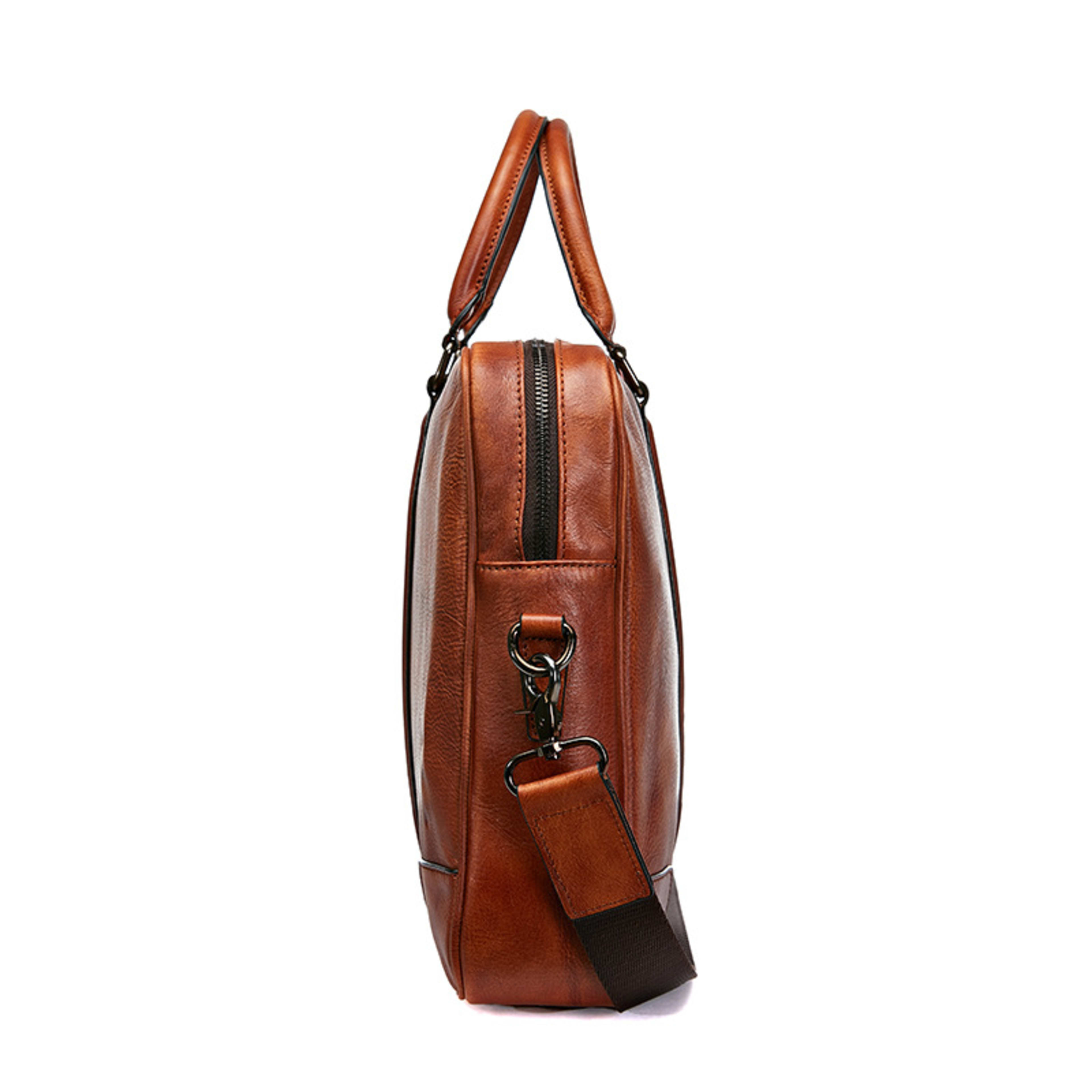 Skeleton-skin Genuine Leather High-grade Briefcase 1
