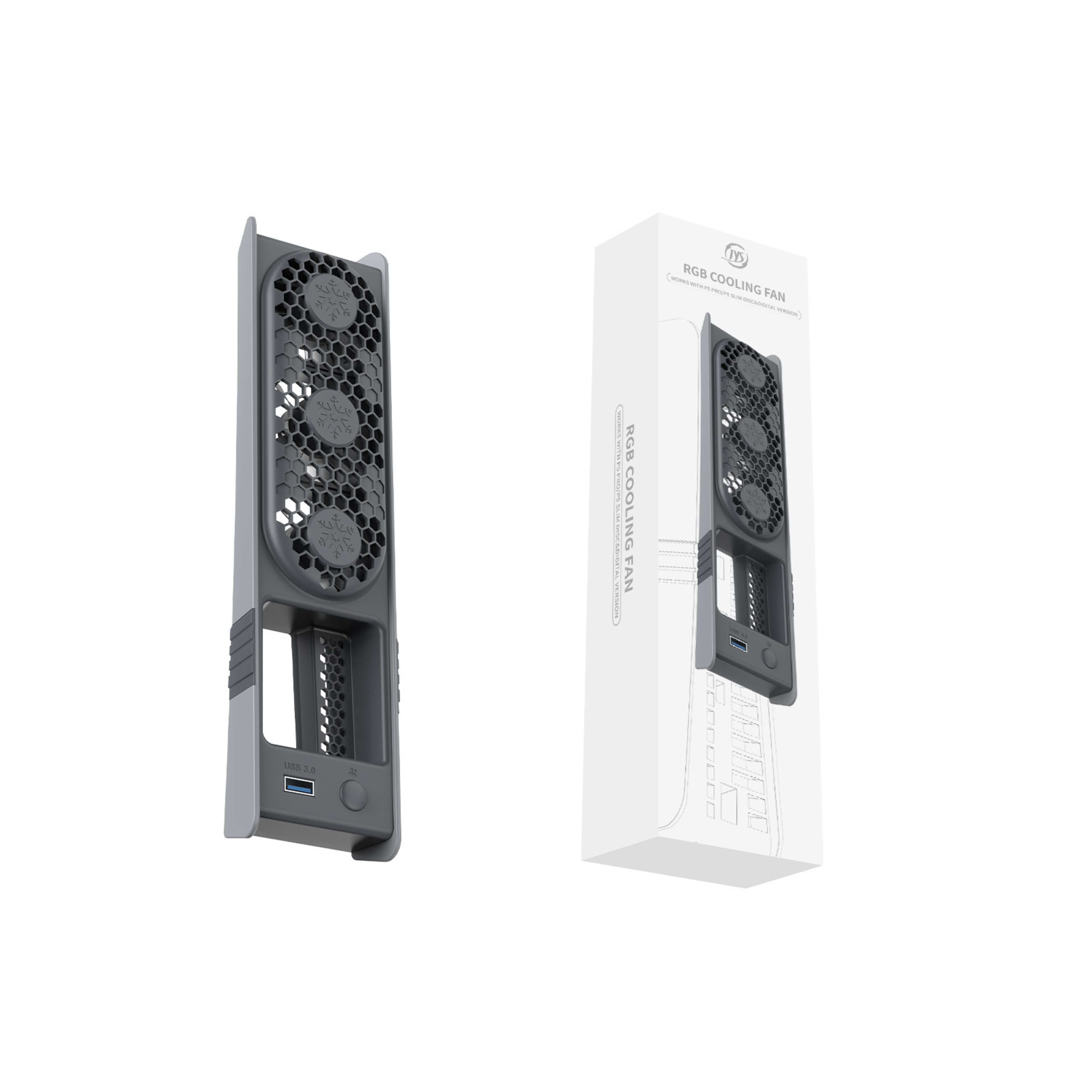 Host Universal Cooling Fan Intelligent Temperature Control Rear