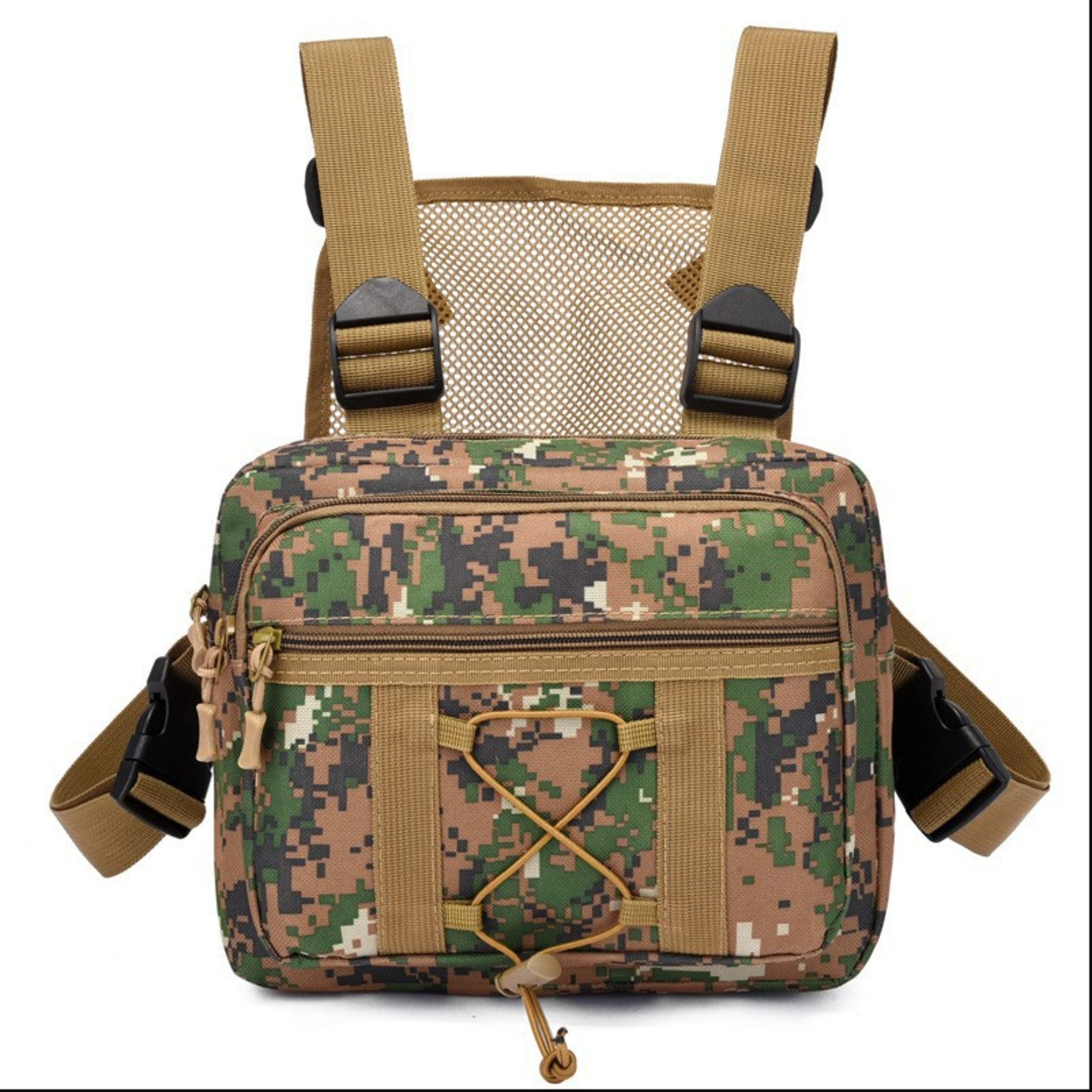 Outdoor Tactical Chest Pack Camouflage For Sports And Training Close-fitting 4