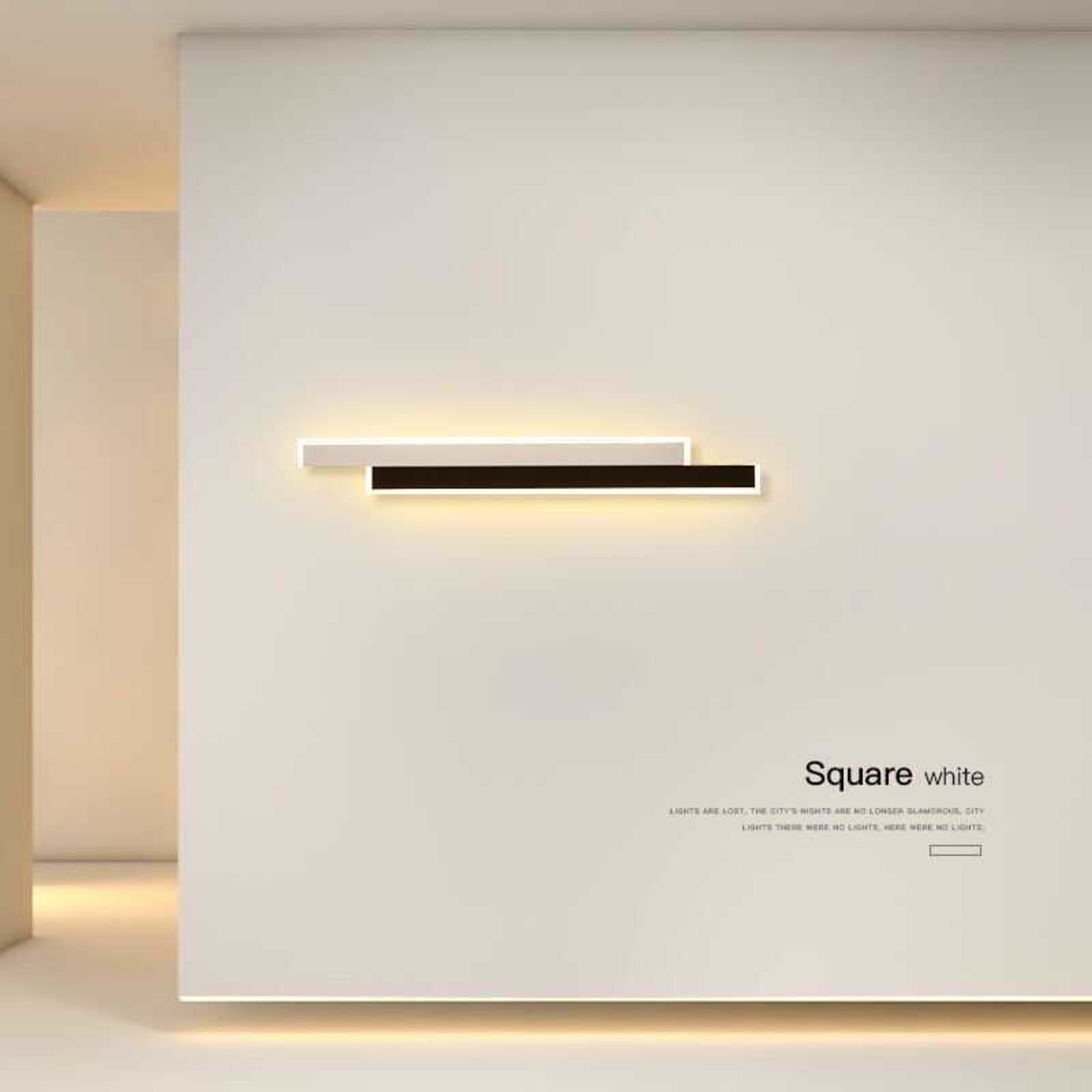 Minimalist Creative Personalized Long Strip Wall Lamp 3