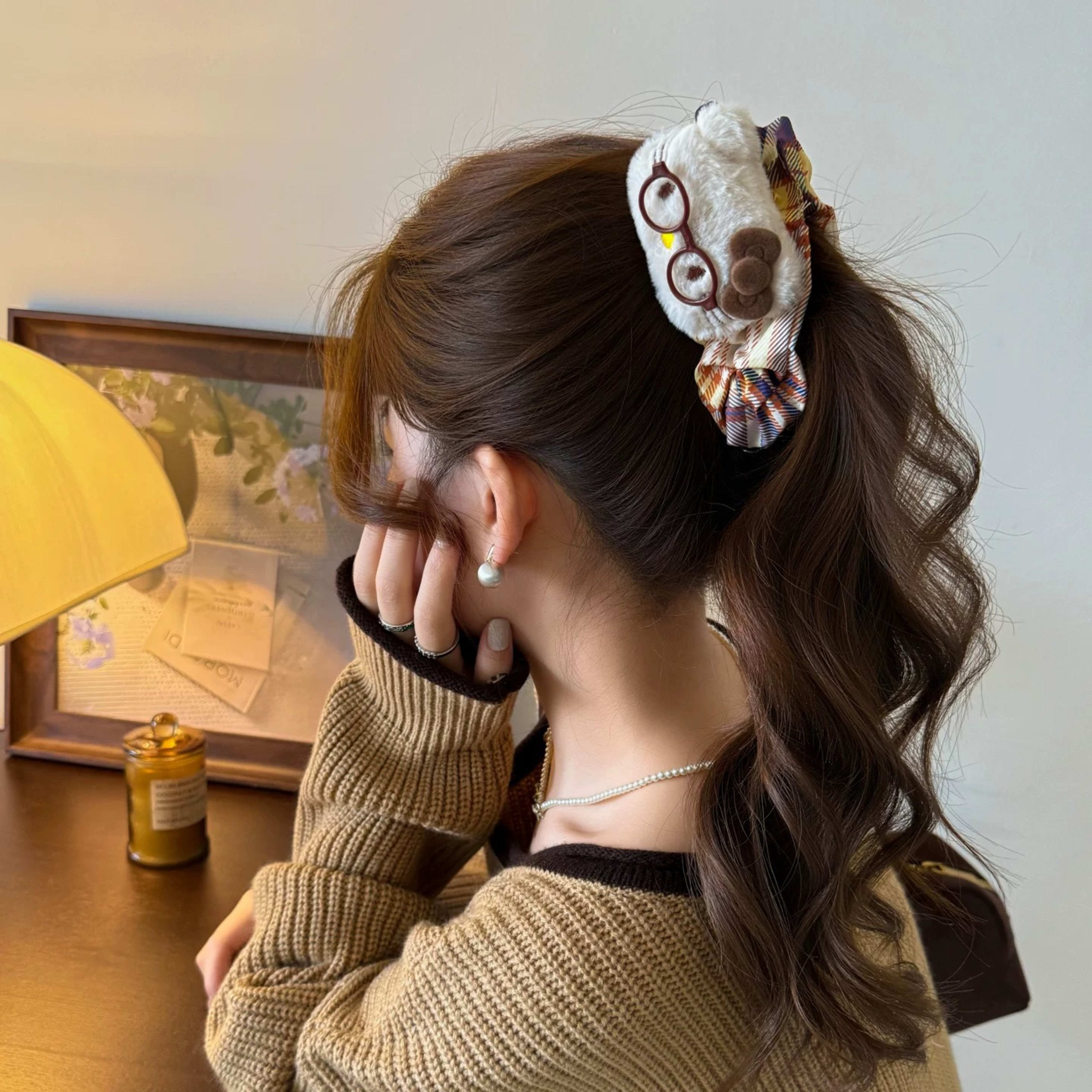 Elegant Sophisticated Bun-style Ponytail Clip For The Back Of The Head 6