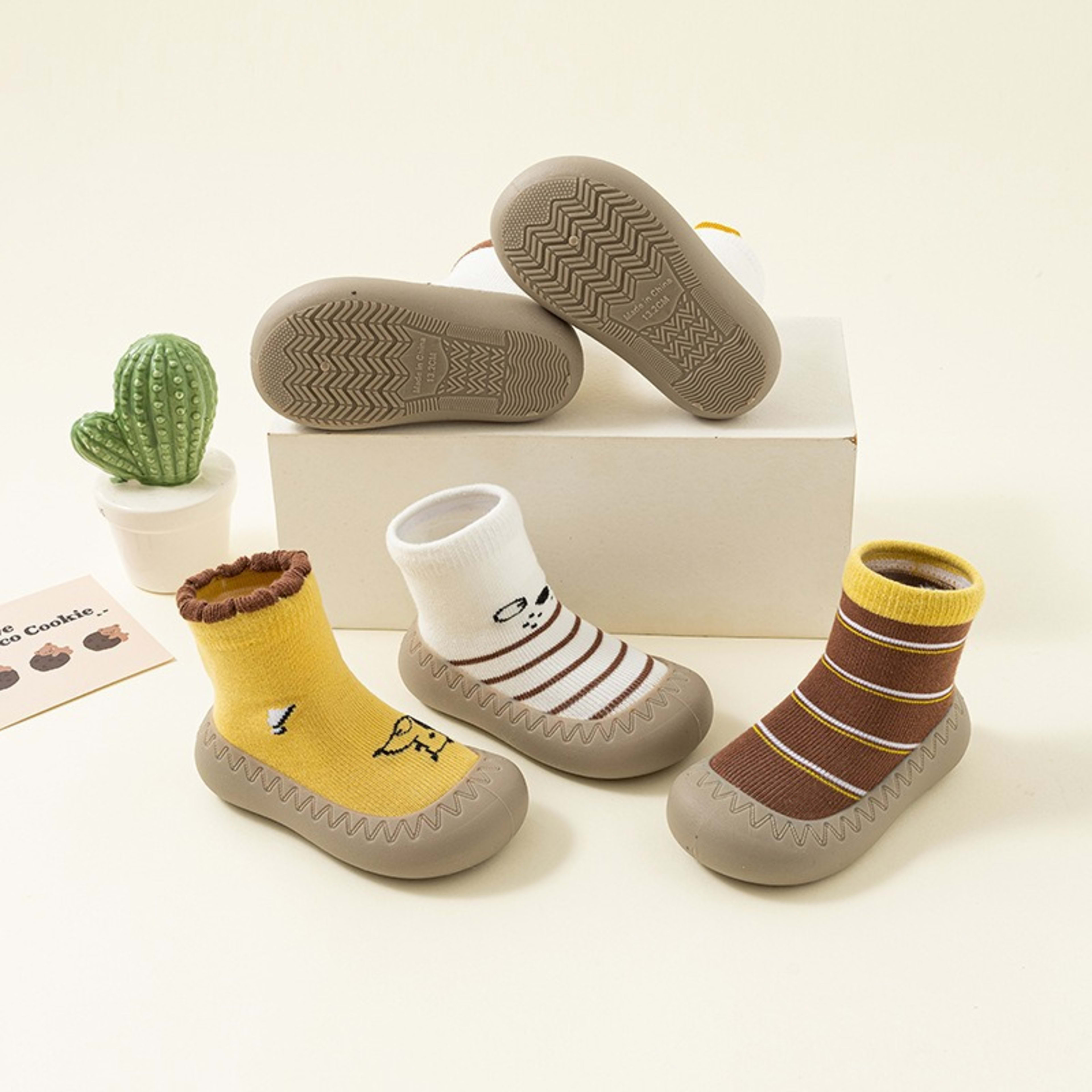 Thick-soled Childrens Sock Mid-calf Baby Indoor Shoes 9