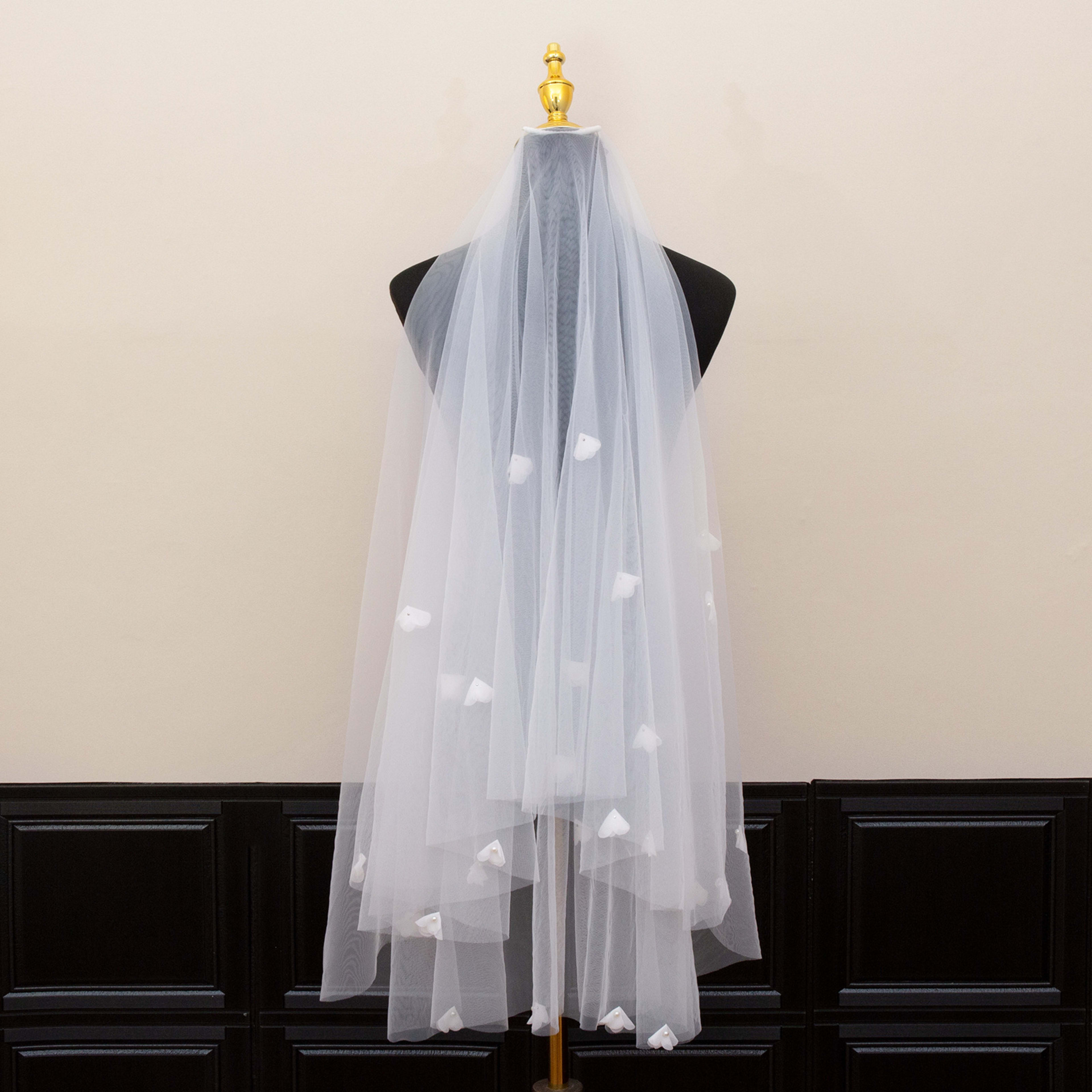 European And American Bride Wedding Veil 3