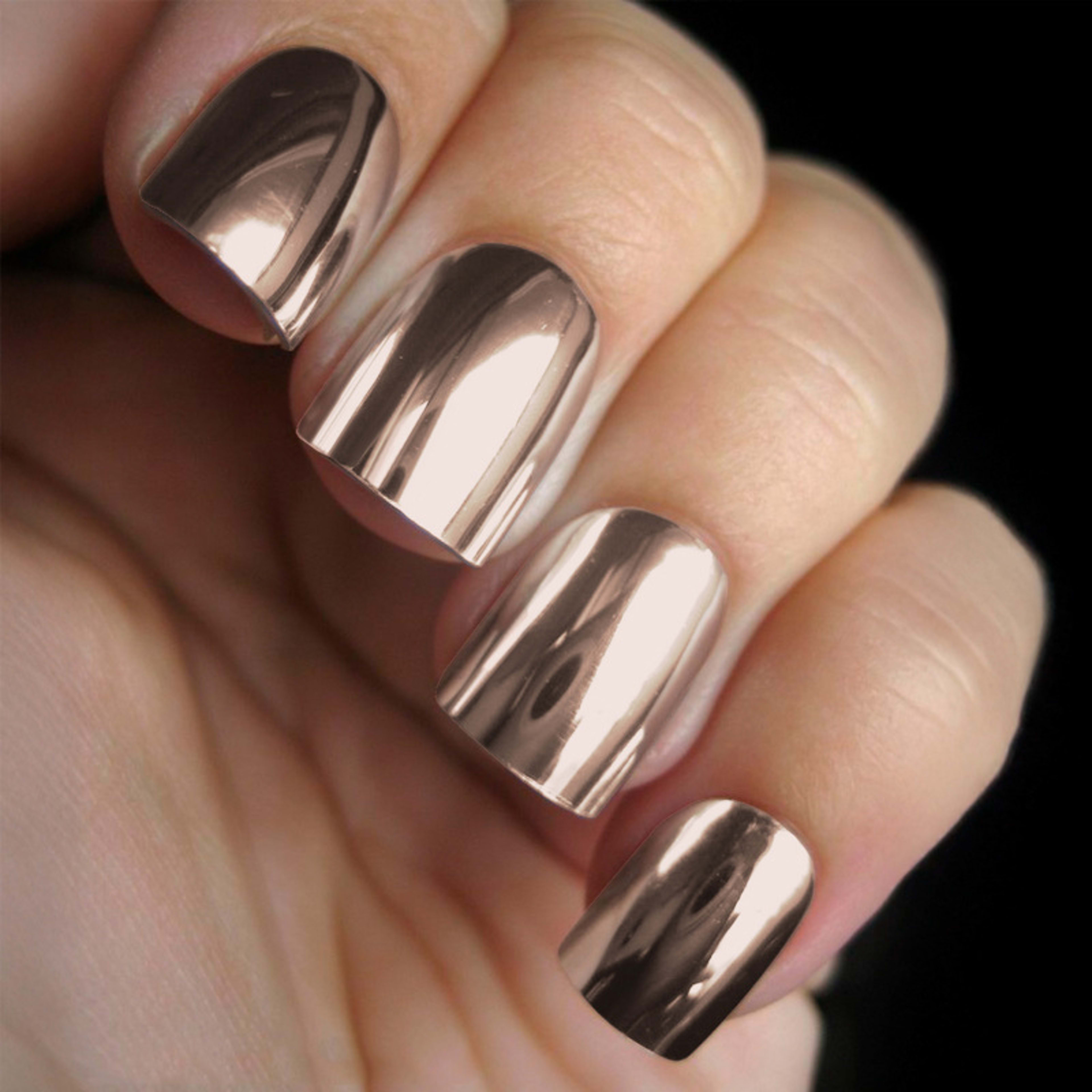 Nail Stickers Multi-color Mirror Metal Texture 2