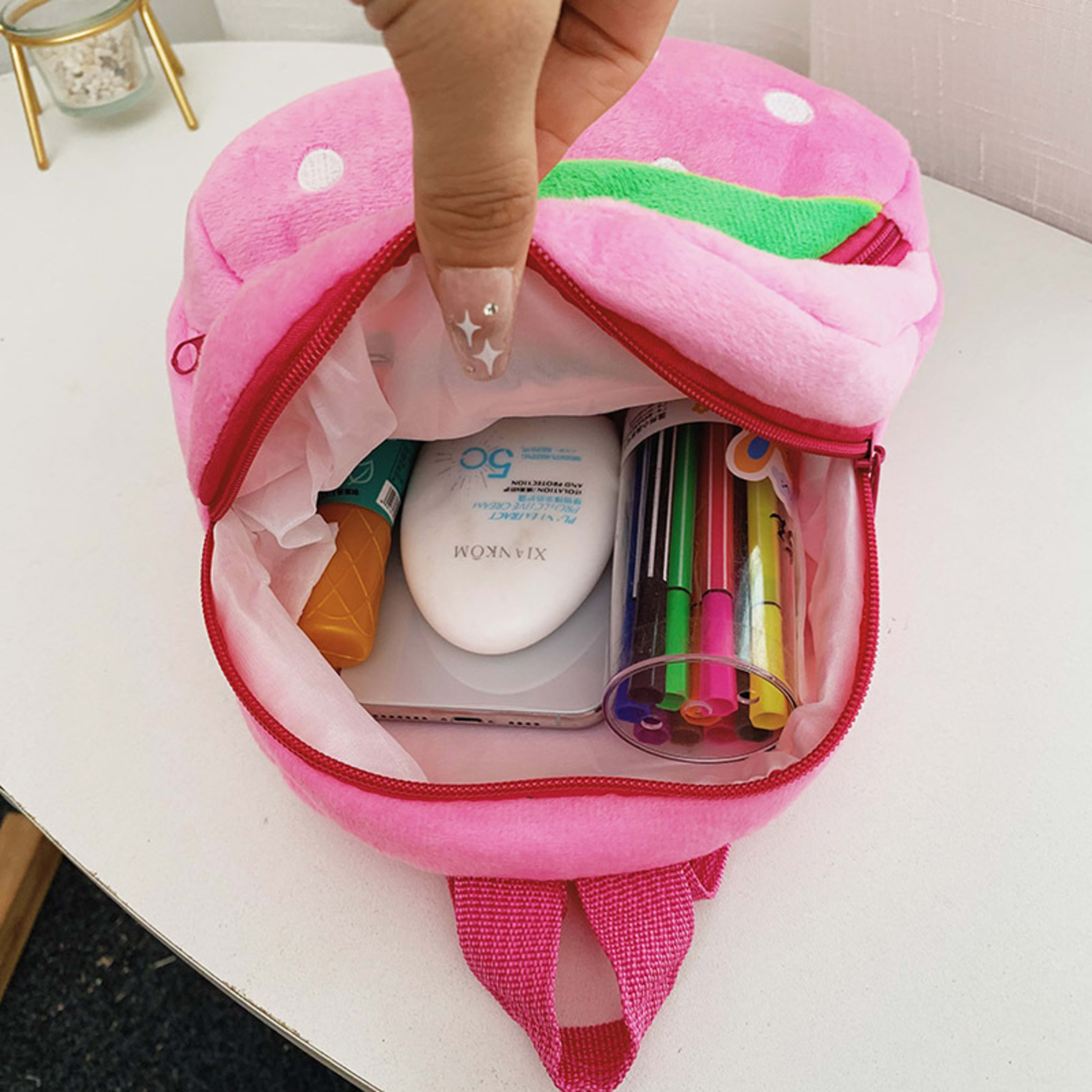 Early Childhood Education Cute Baby Children Plush School Bag