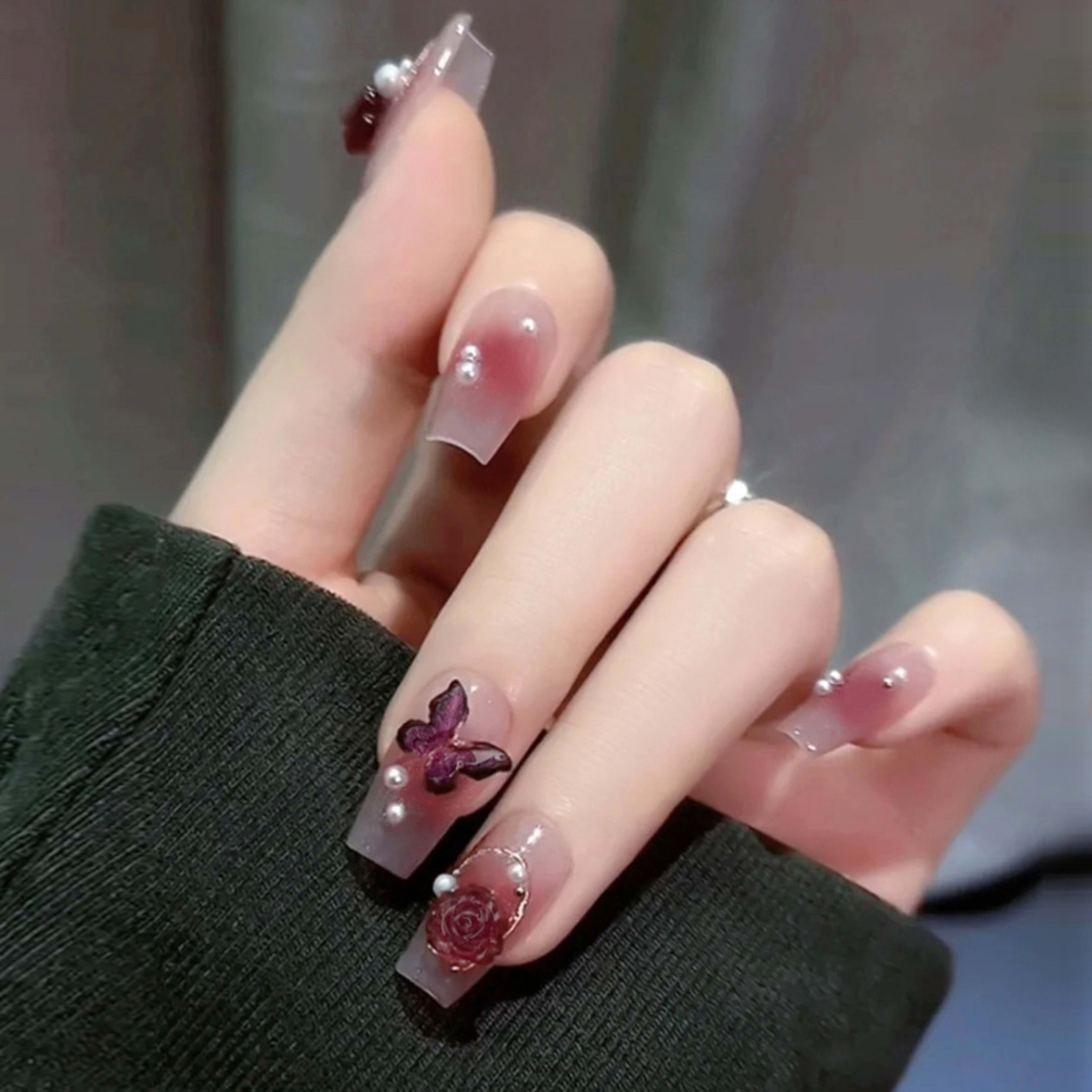 Pre-made Removable False Nail Tips 12
