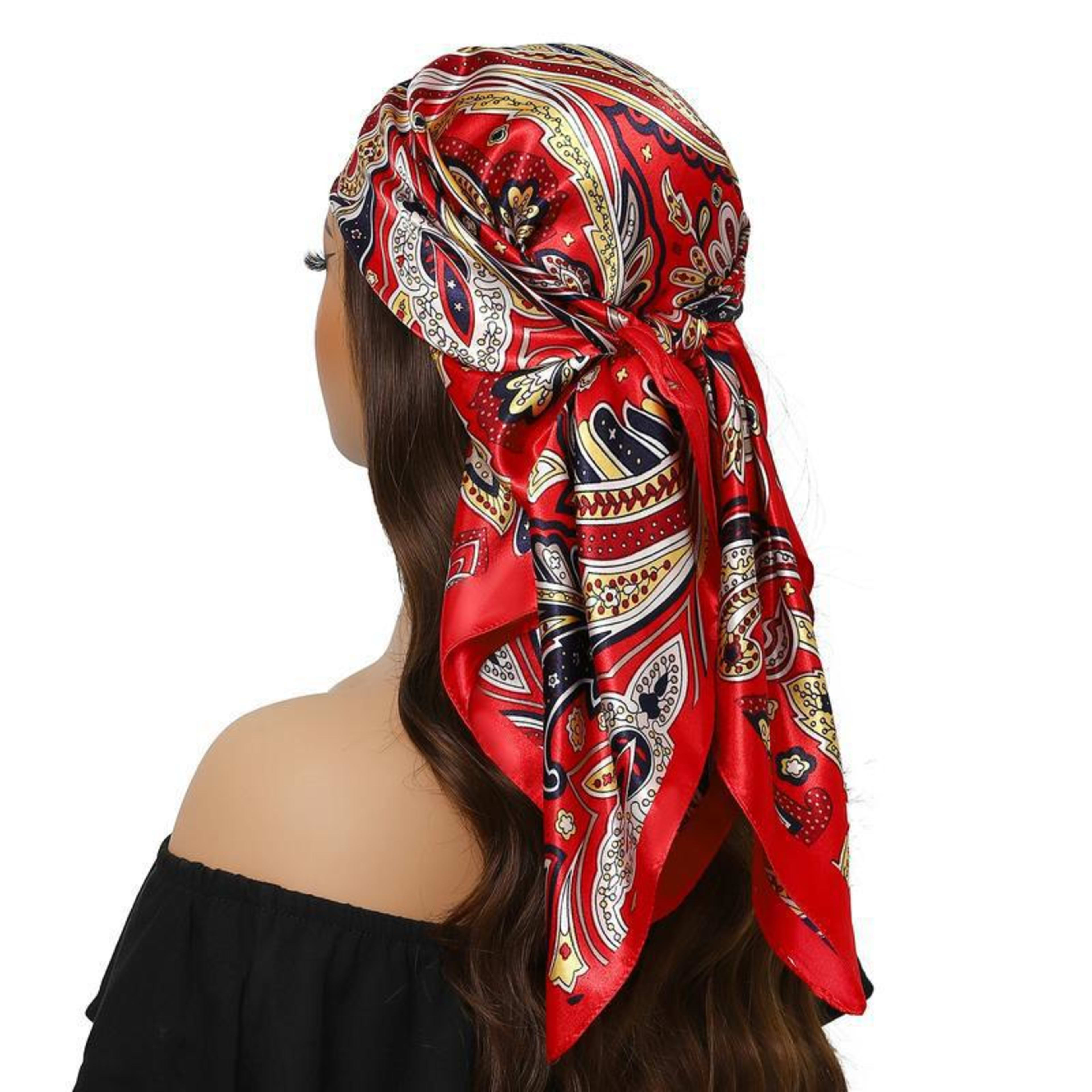 Women's Creative Printed All-Match Shawl Headscarf 6