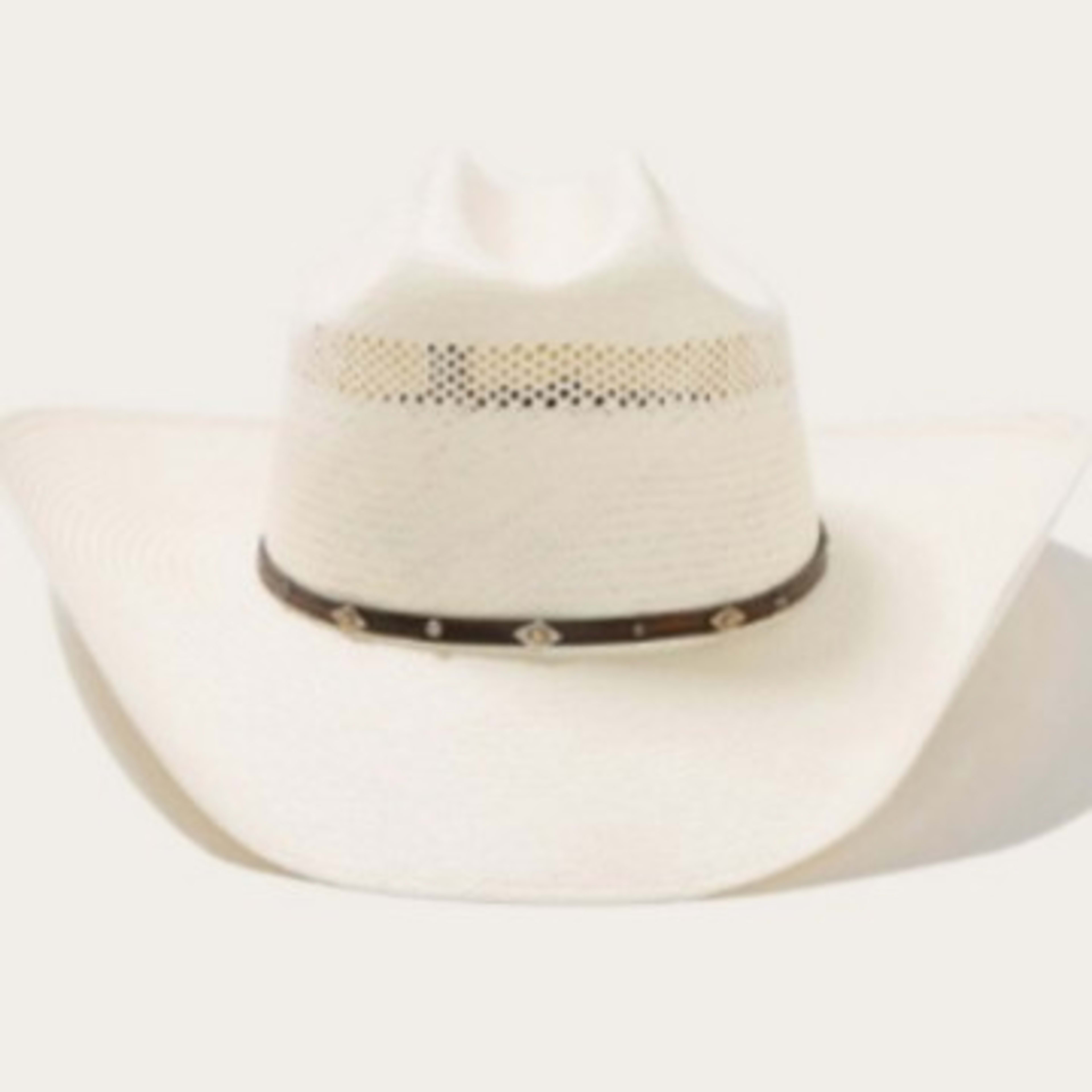 Knights Cap Cowboy Hat Five-point Straw-brimmed Cowboy Hat 2