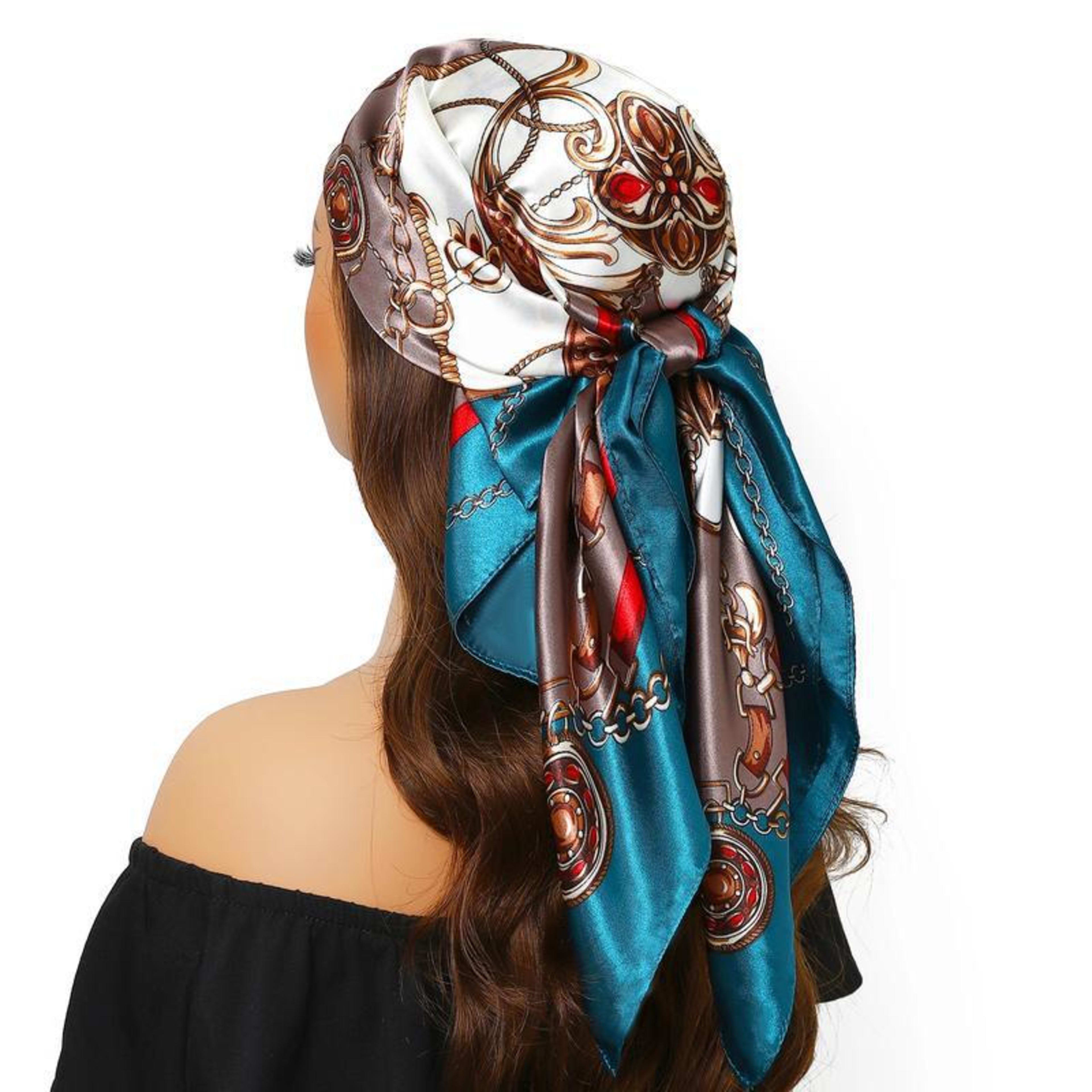 Women's Creative Printed All-Match Shawl Headscarf 38