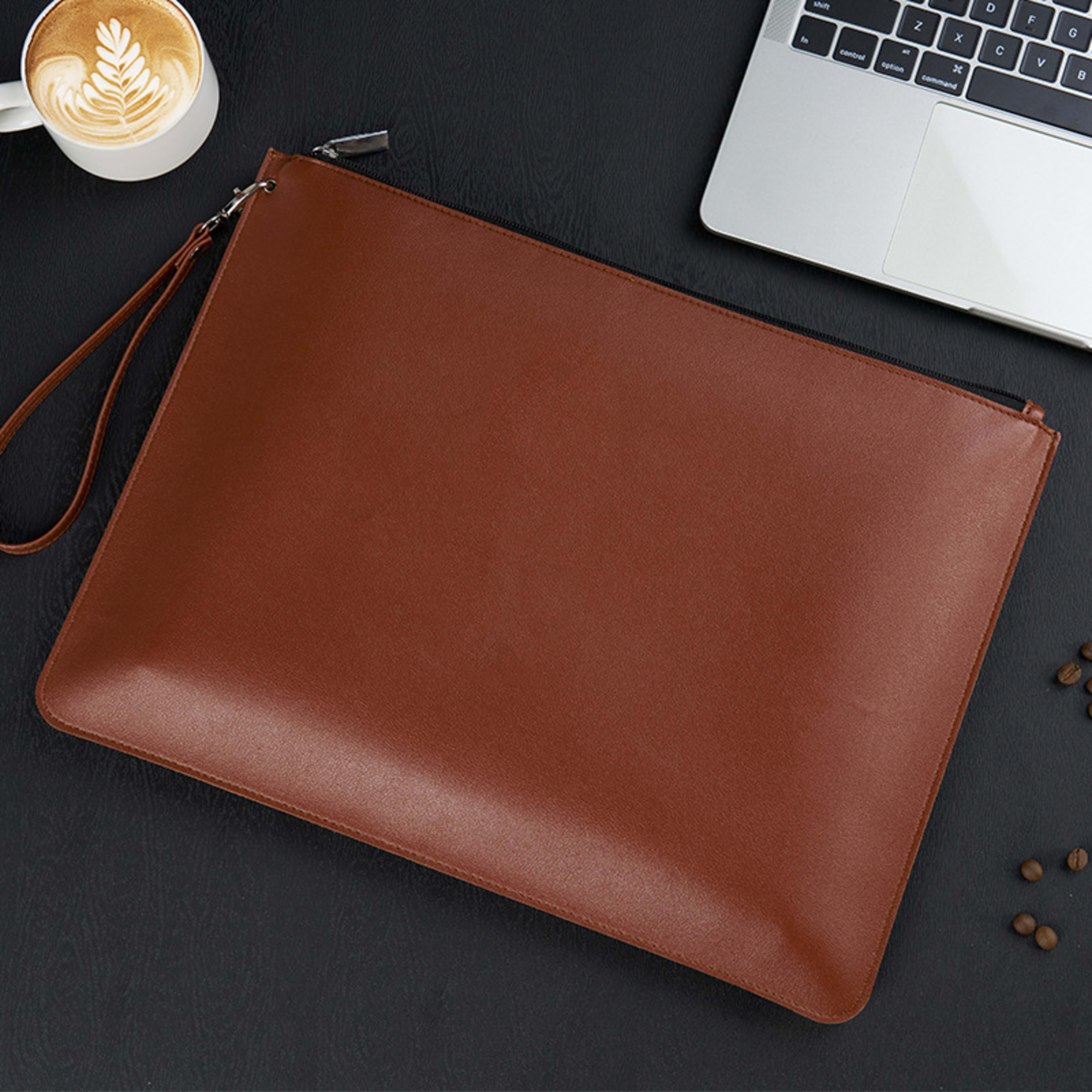 Sleek, High-capacity, Waterproof Leather Organizer For Contracts And Documents 12