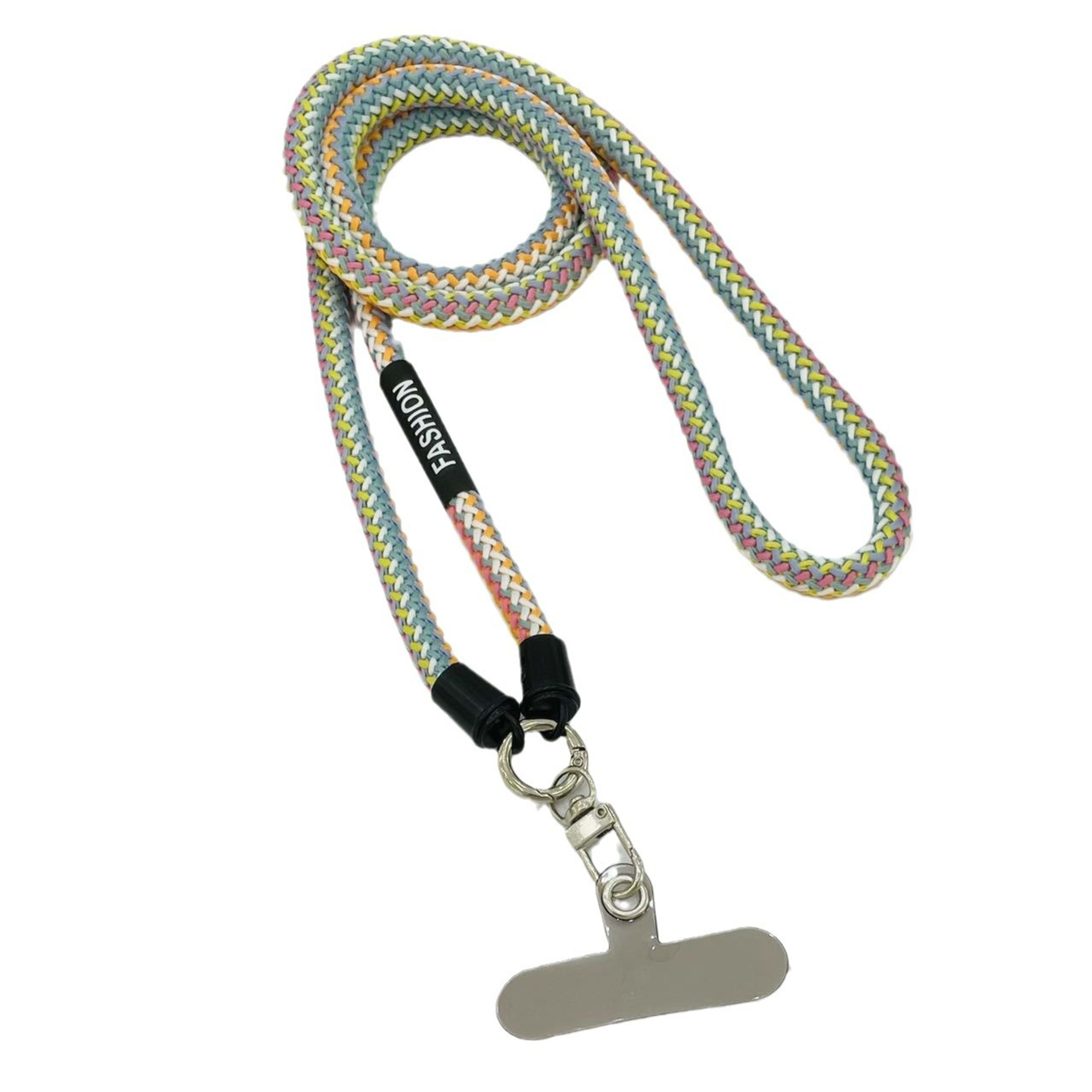 Detachable Fluorescent Braided Decorative Phone Lanyard 2