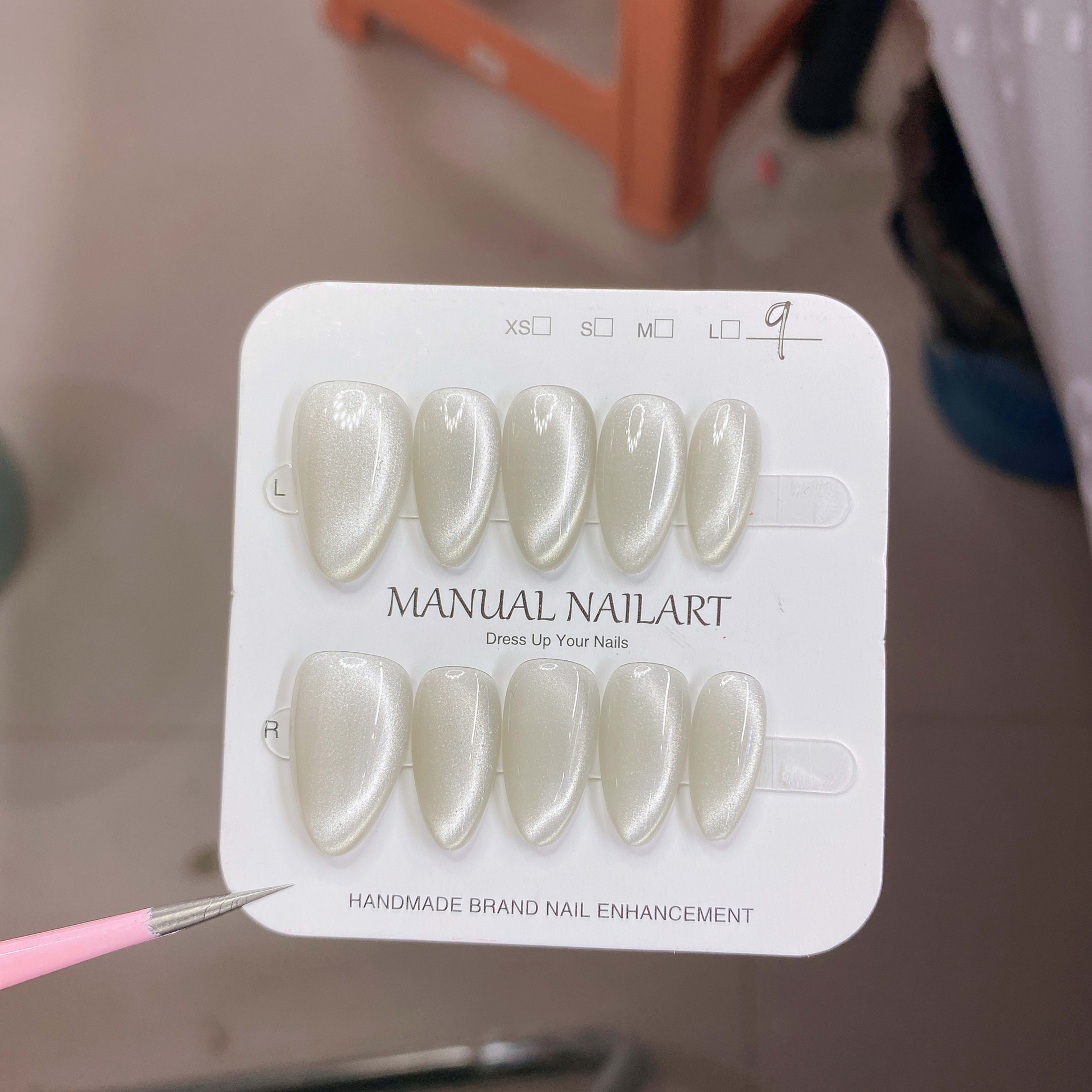 Hand-applied Gel Nail Art Tips For UVLED Curing 25
