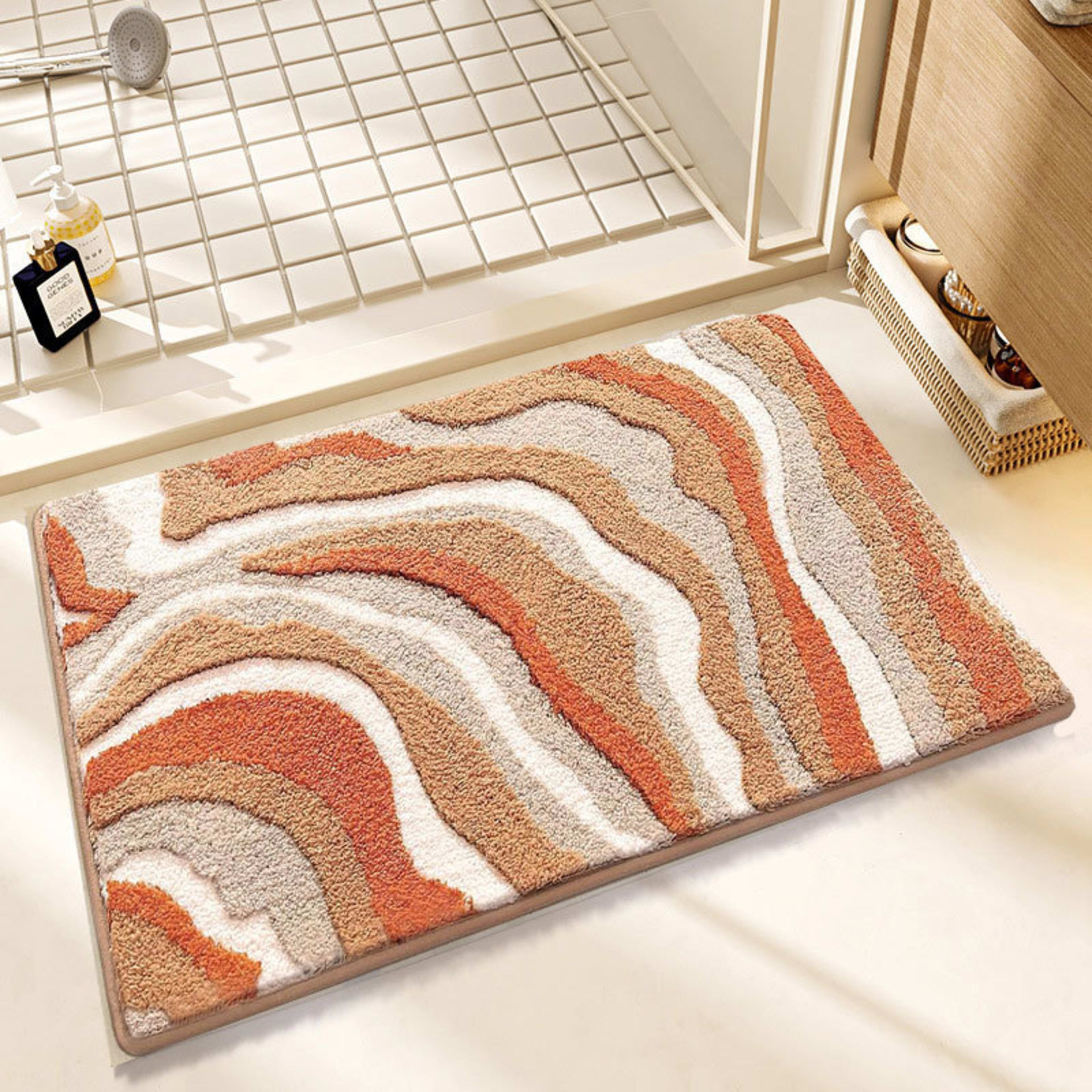Wear-resistant Bedside Rug Doorway Water-absorbent Non-slip Doormat 14