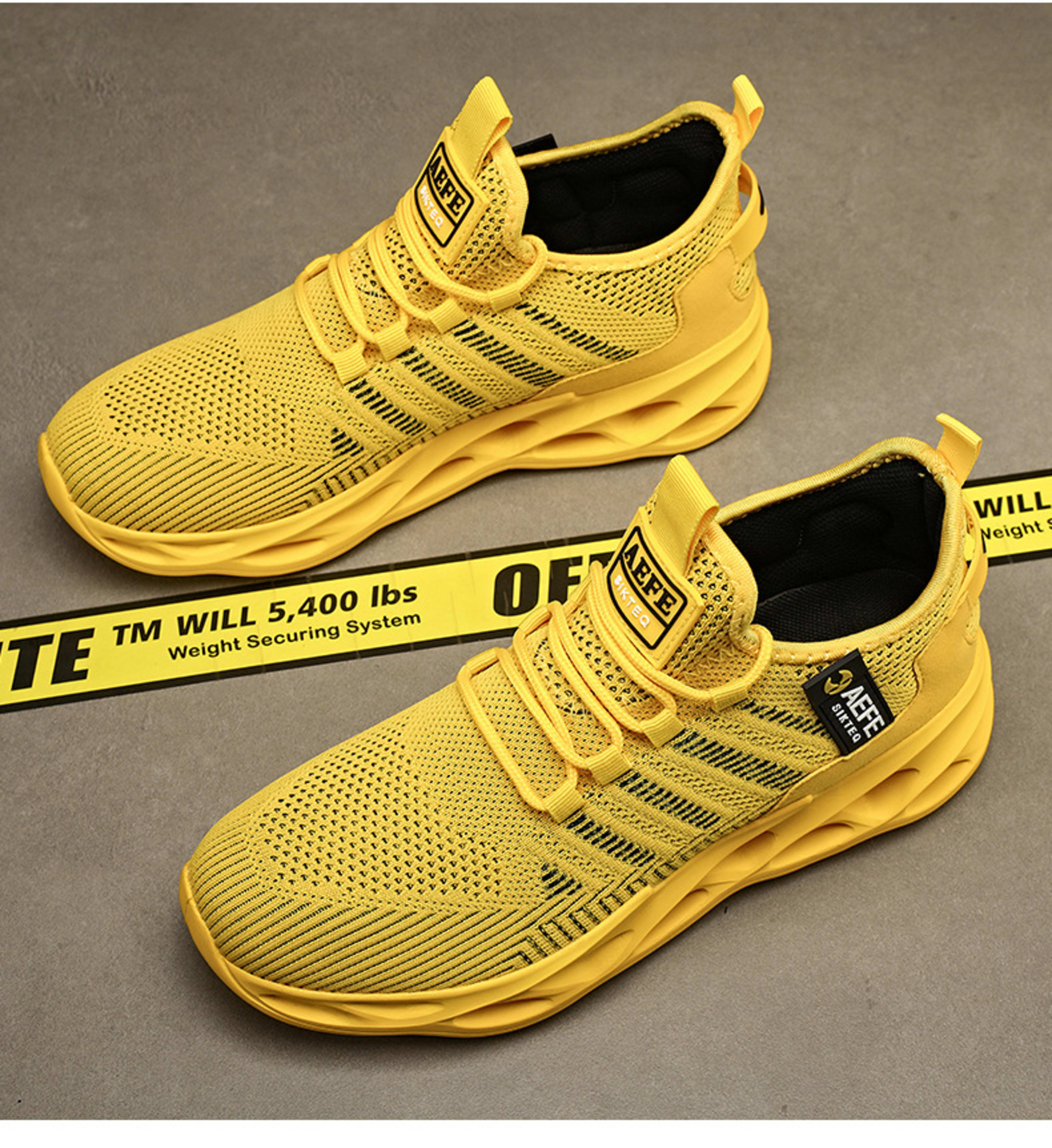 Mesh Breathable Casual Men's Korean Style Plus Size Light Running Shoes 2
