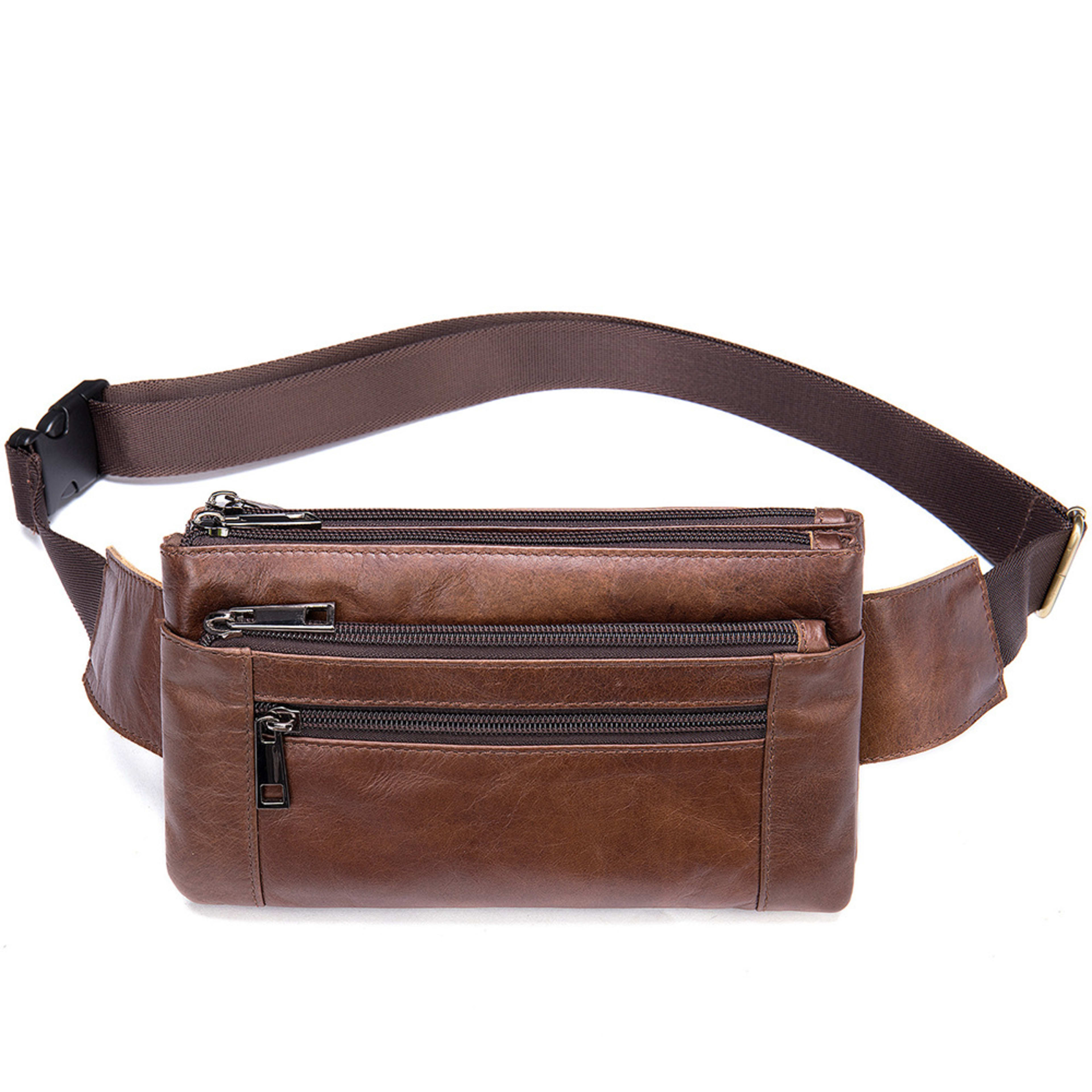 Multifunctional Mens ShoulderCrossbody Waist Bag 9