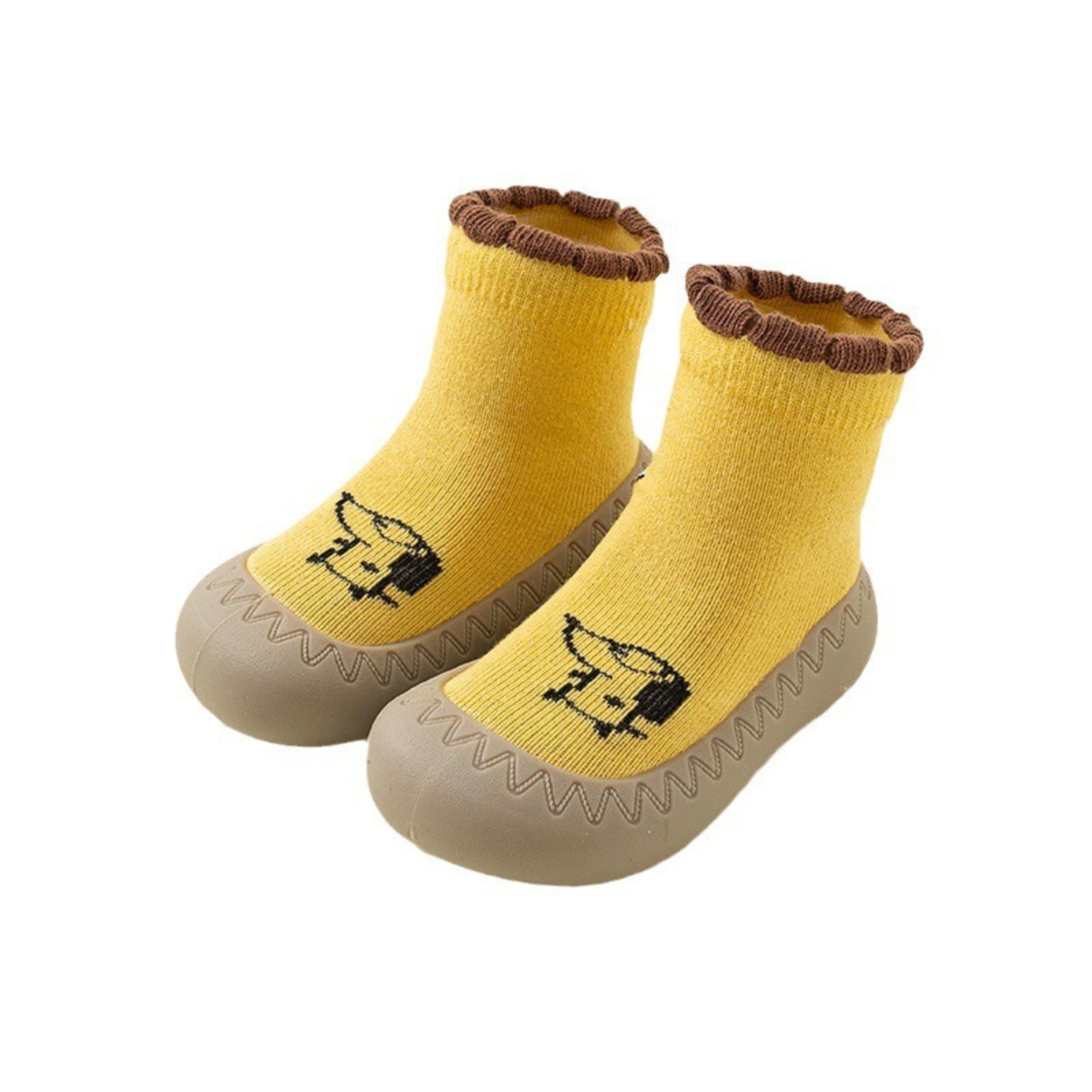 Thick-soled Childrens Sock Mid-calf Baby Indoor Shoes 10