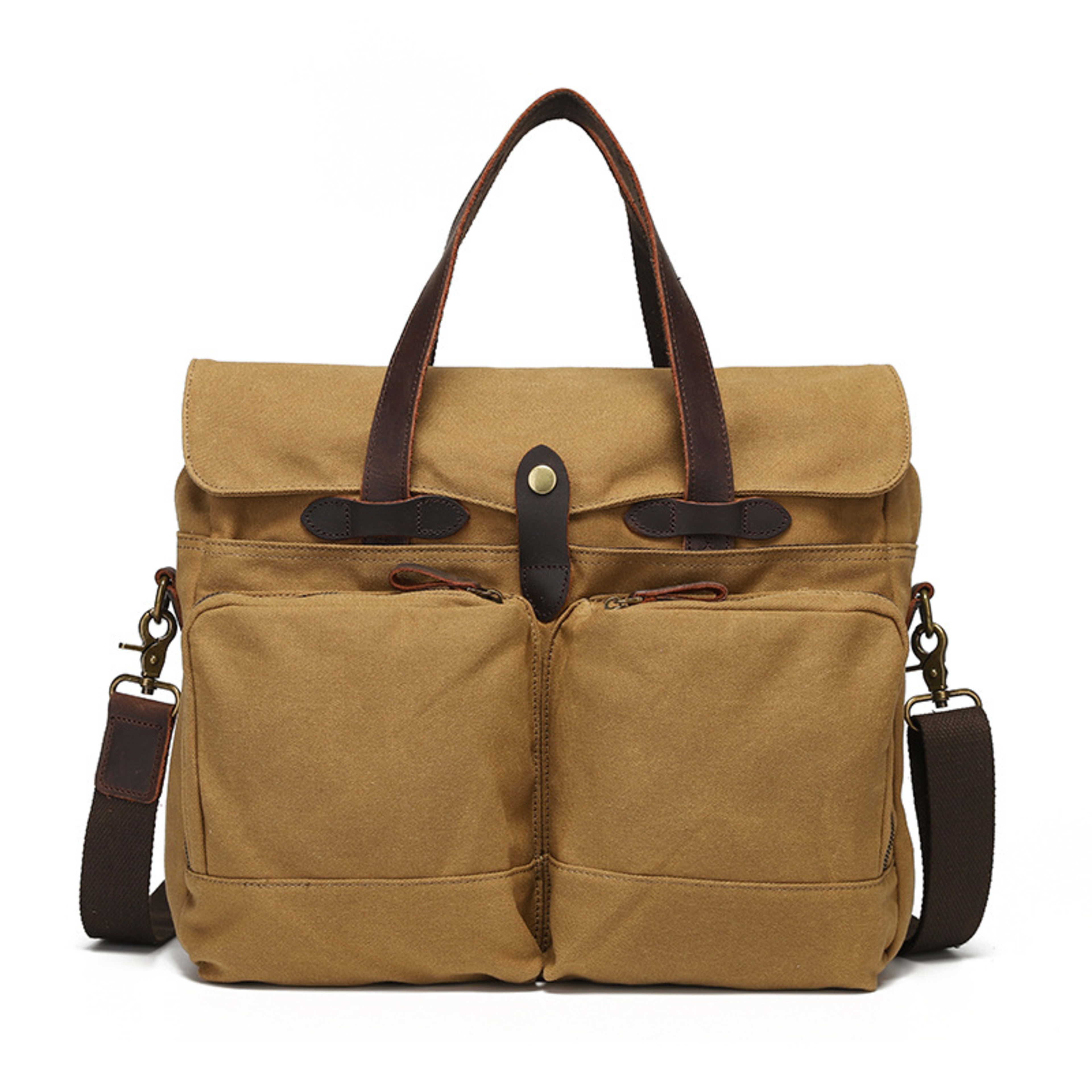 Portable Briefcase Men's One-shoulder Crossbody Outdoor Travel 4