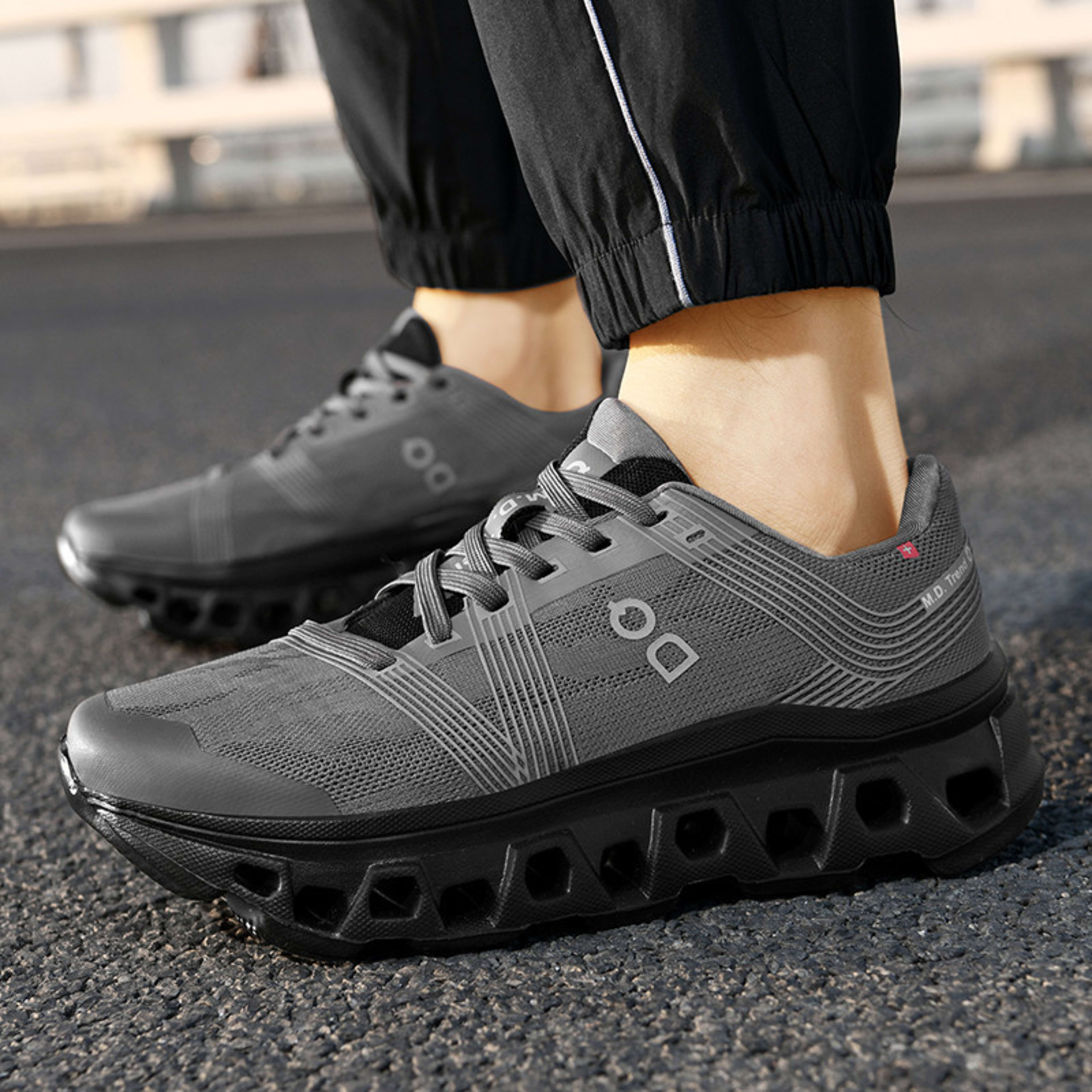 Platform Casual Sneakers Breathable Mesh Men's Lightweight Fashion Running Shoes 5