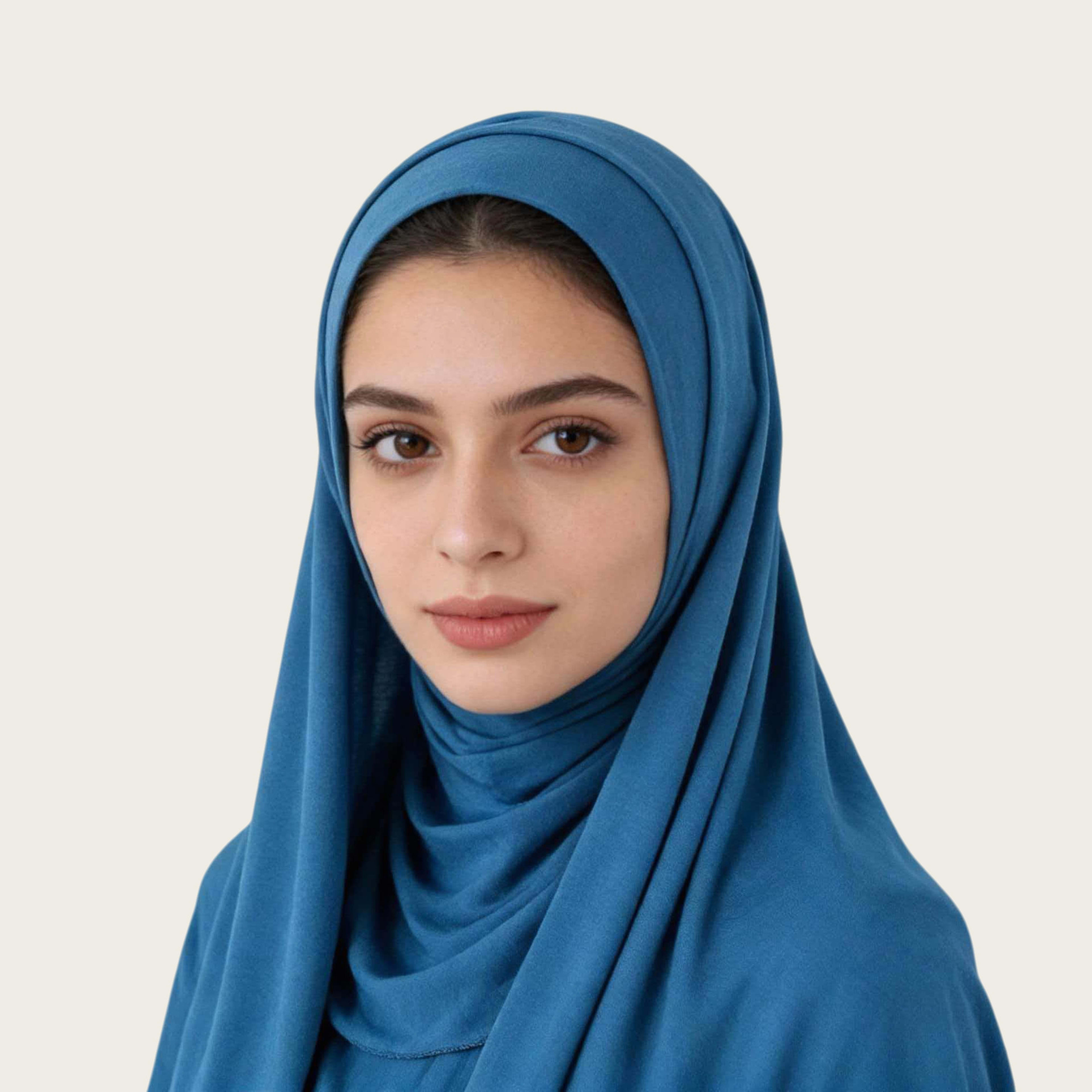 Mercerized Cotton Trendy Versatile Scarf Solid-color Long Scarf 7