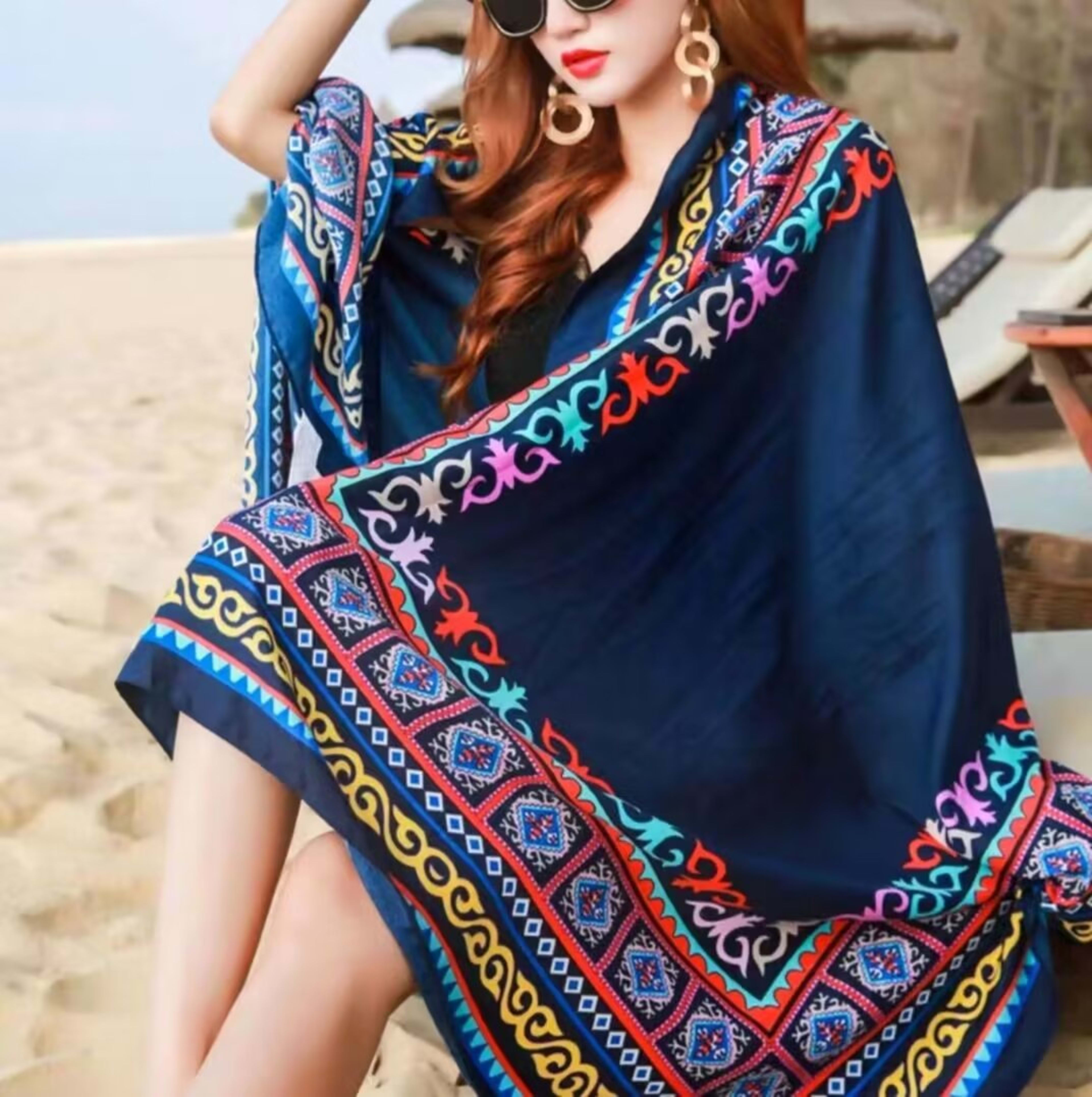 Ethnic-style Dual-use Beach Towel New Arrival 16