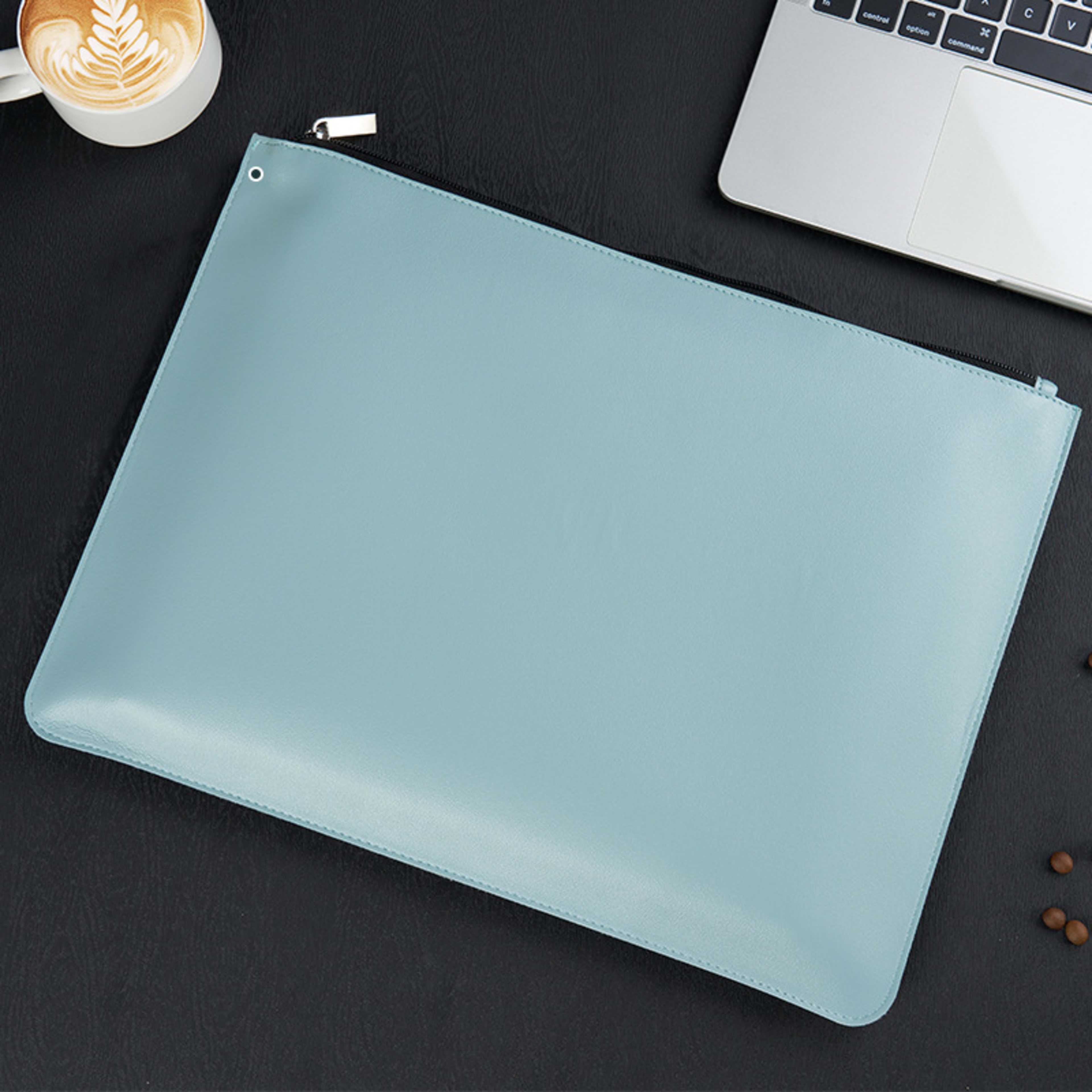 Sleek, High-capacity, Waterproof Leather Organizer For Contracts And Documents 4