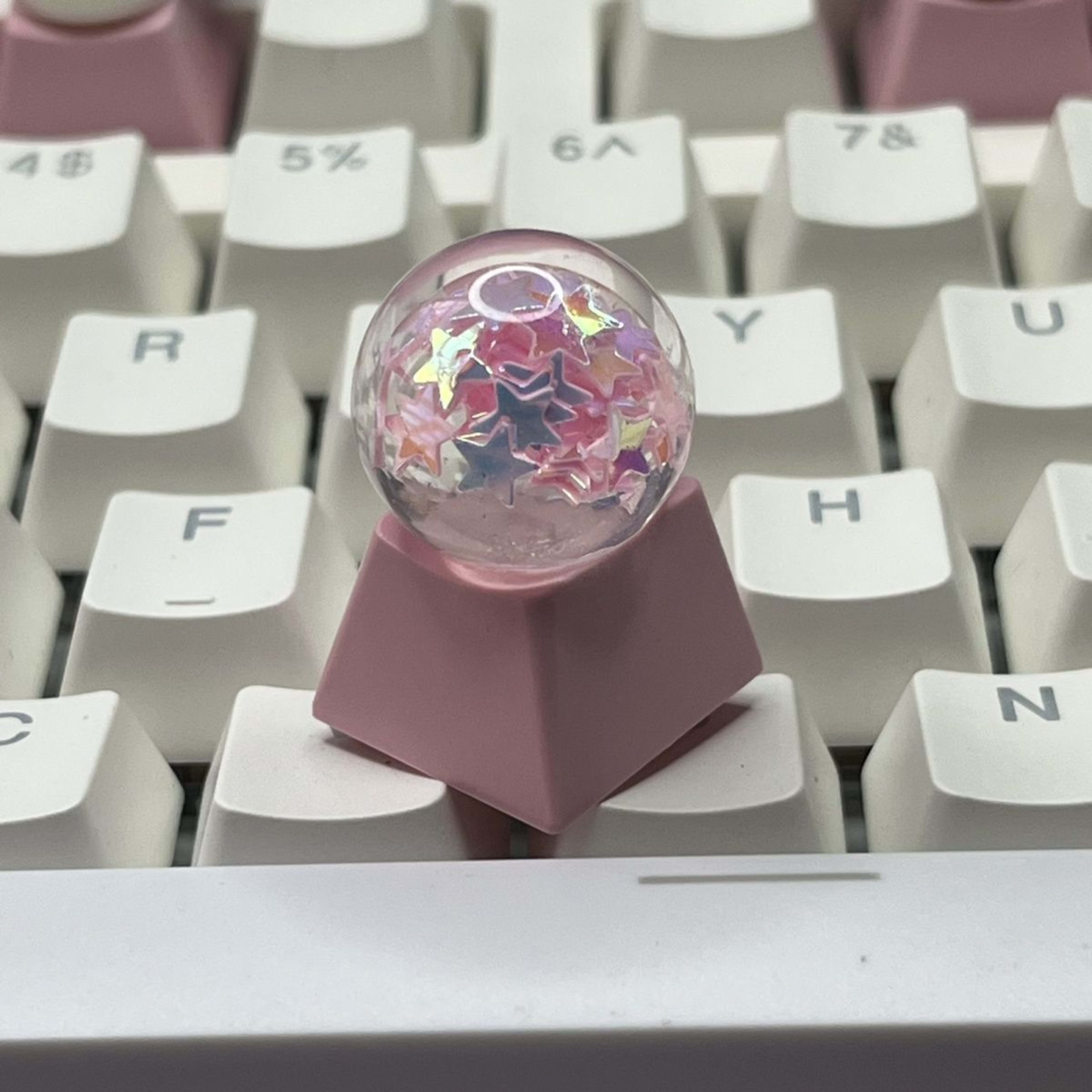 Cute Cartoon Star Crystal Ball Keycaps 3