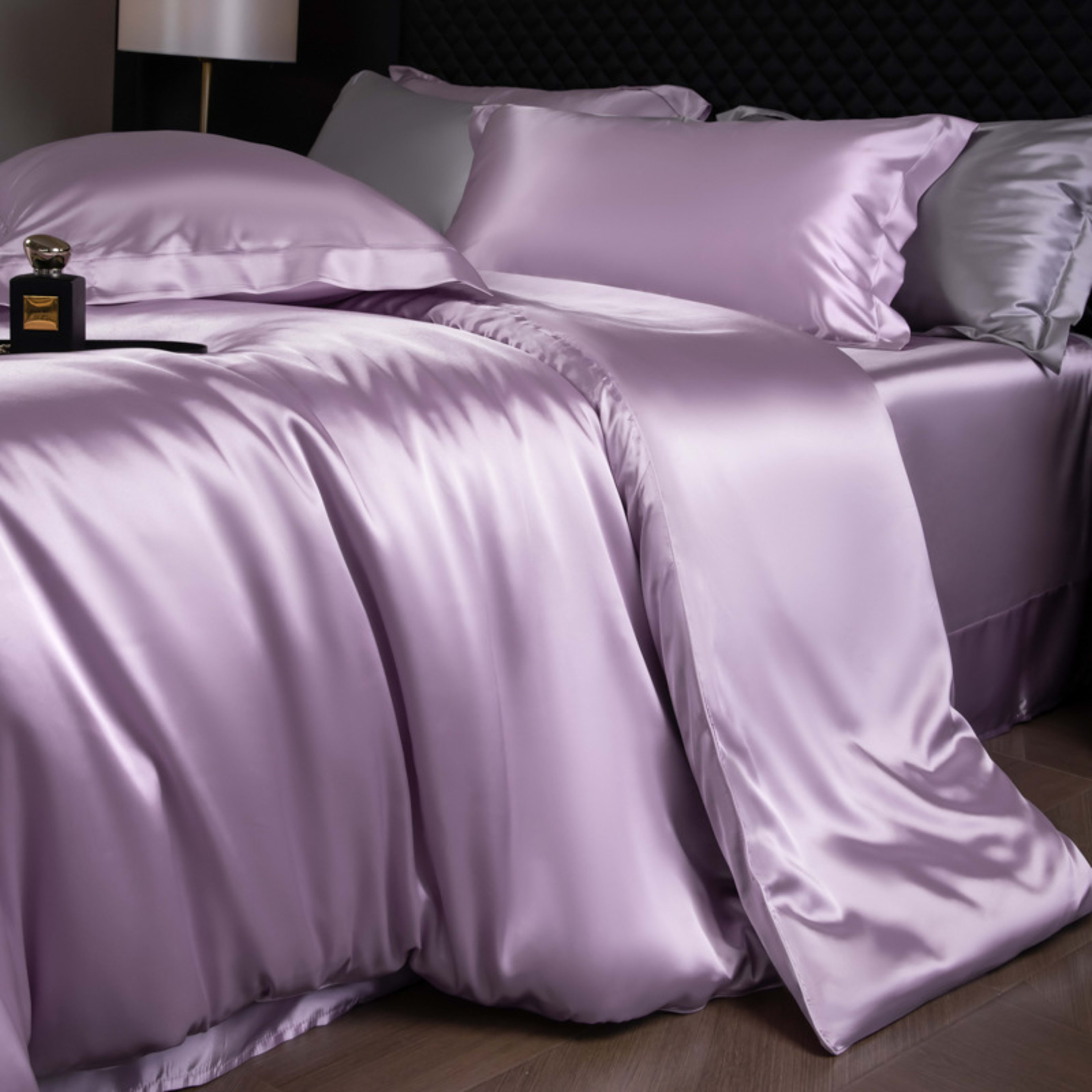 Luxury Real Double Sided Silk Naked-Sleep Duvet Cover Set 23