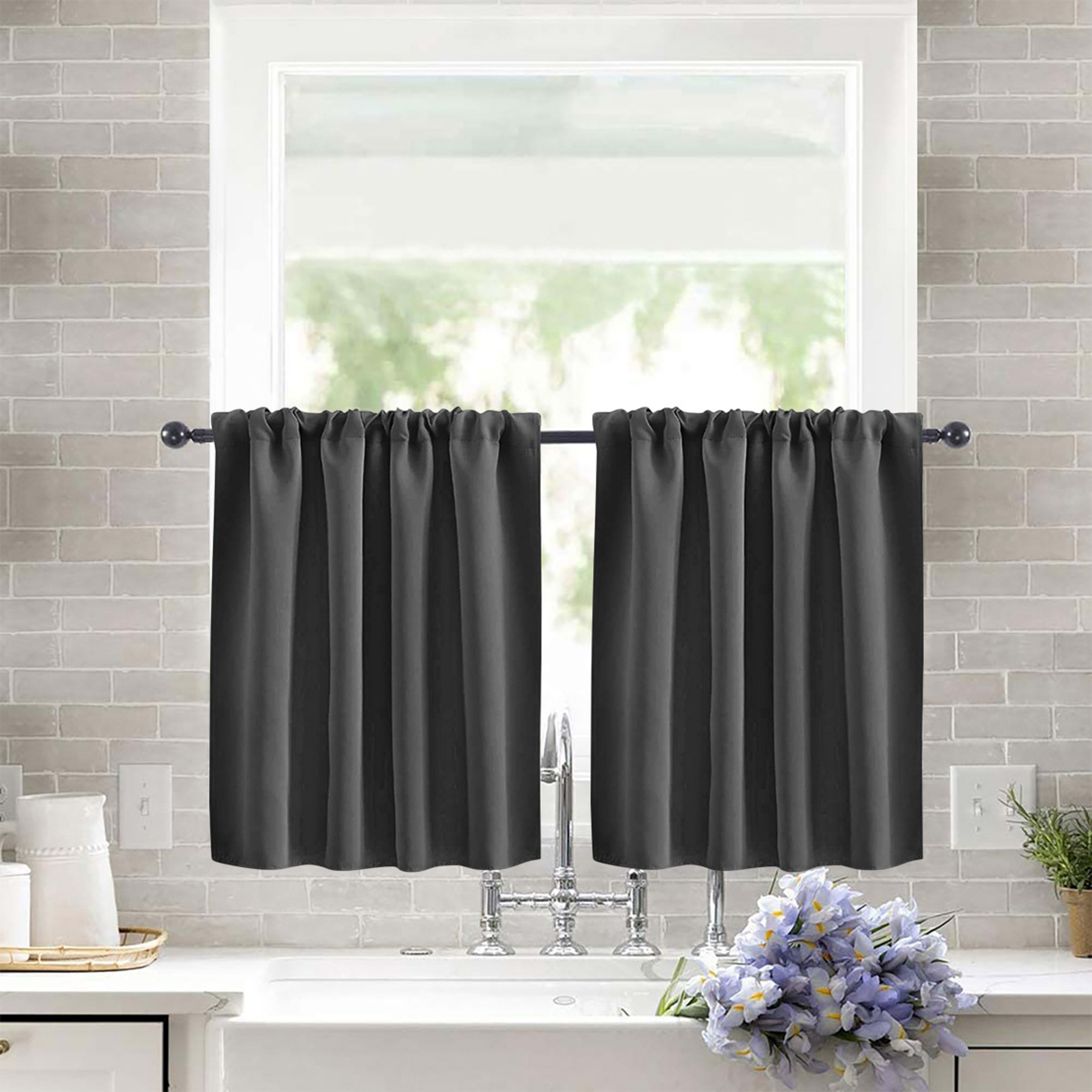 Shade Solid-color  High-precision Short Curtain 3