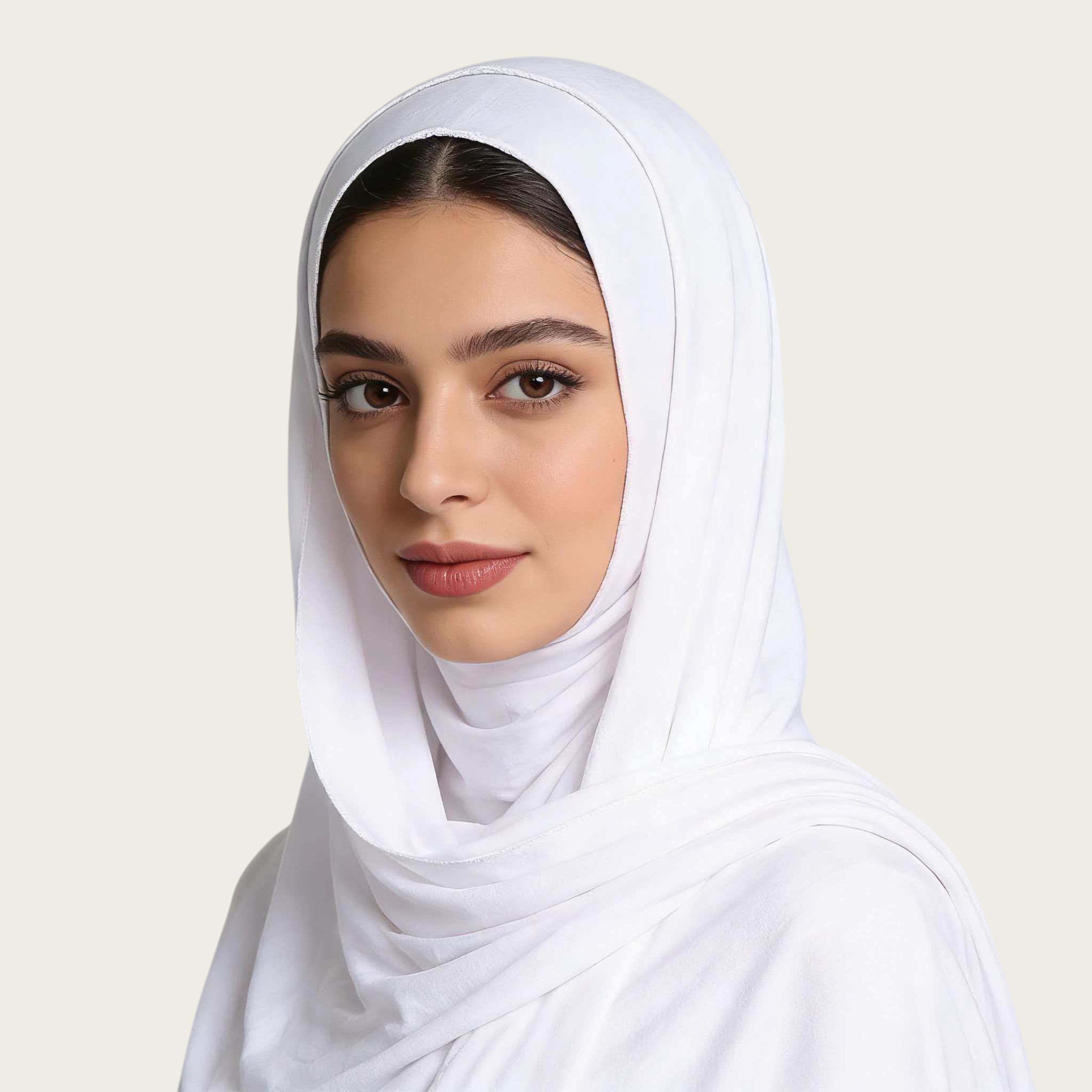 Mercerized Cotton Trendy Versatile Scarf Solid-color Long Scarf 32