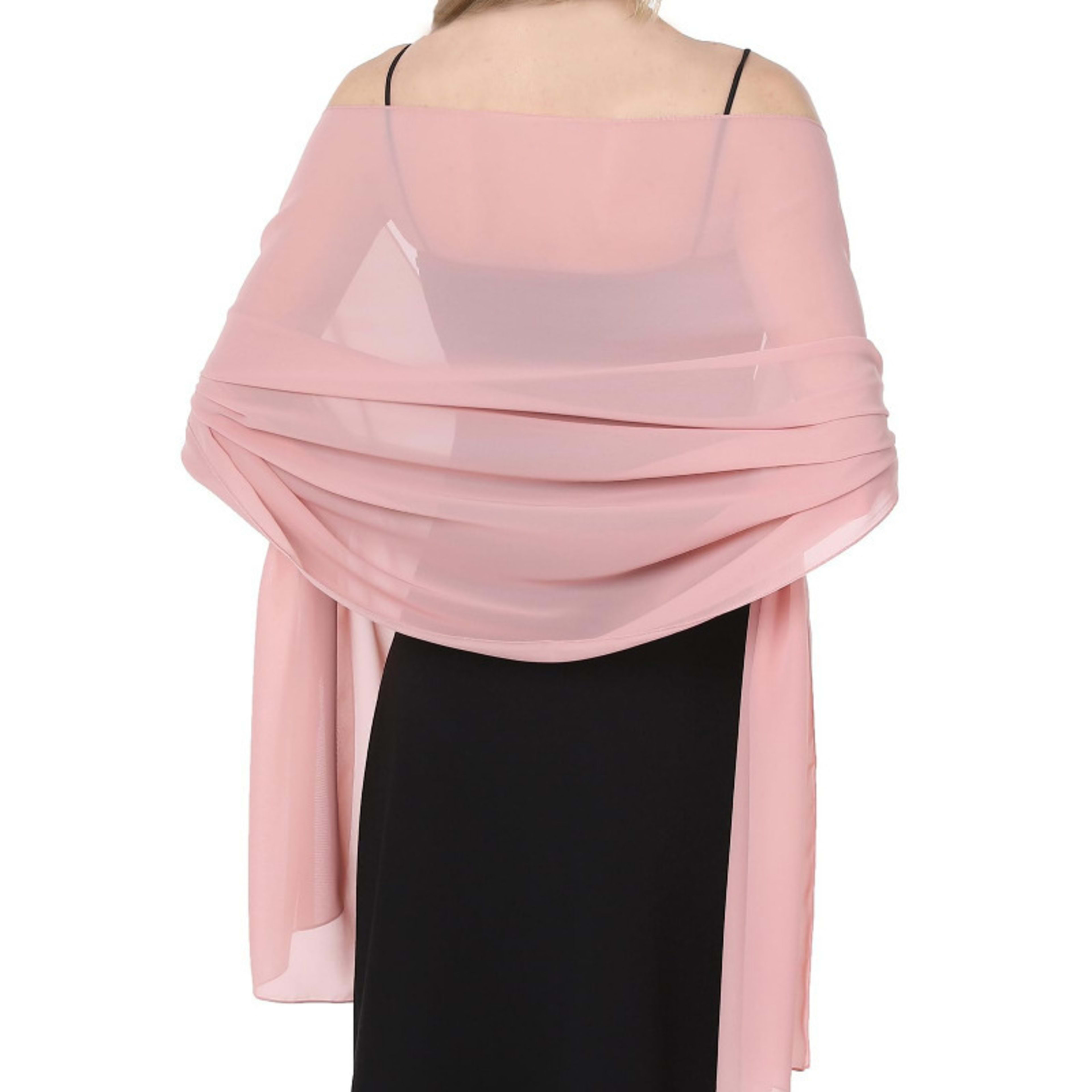 Chiffon Scarf - Lightweight Evening Gown Accessory Wedding Shawl for Women 8